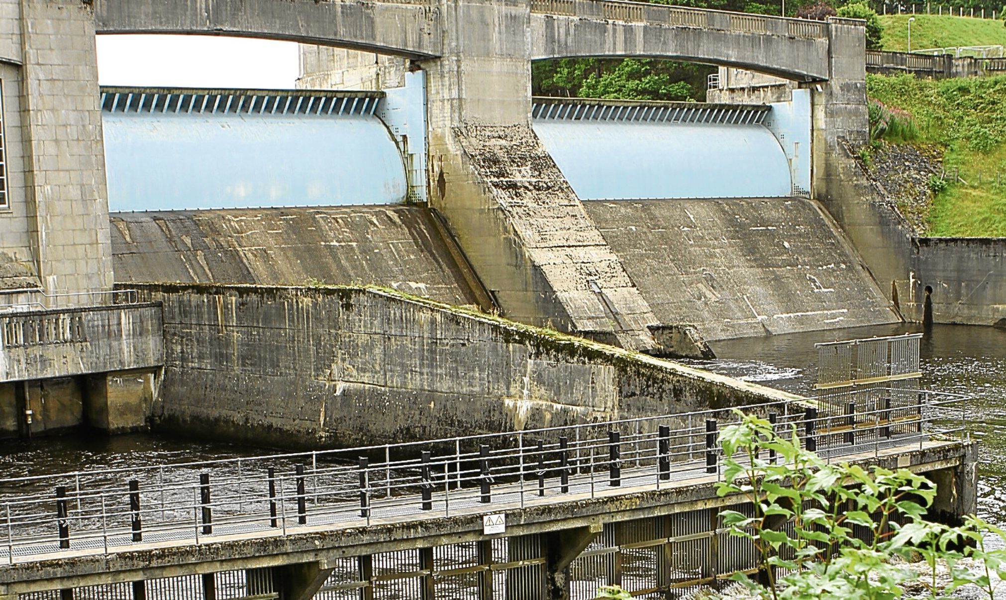 Hydro power in action at Pitlochry Dam.