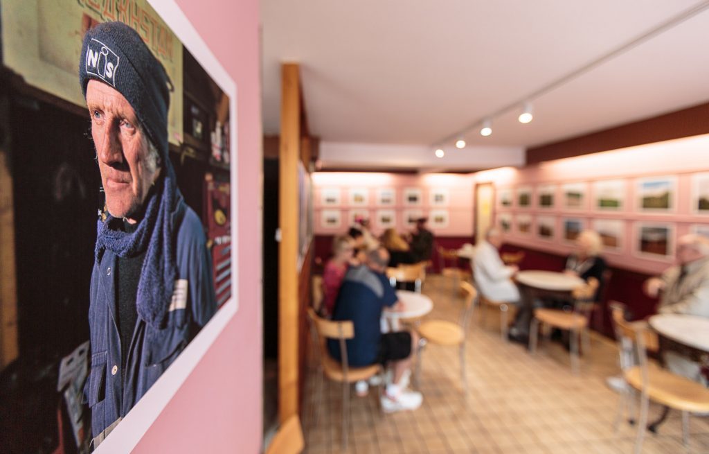 The Alicia Bruce Menie: TRUMPED exhibition at Luvians Ice Cream Parlour, St Andrews. 