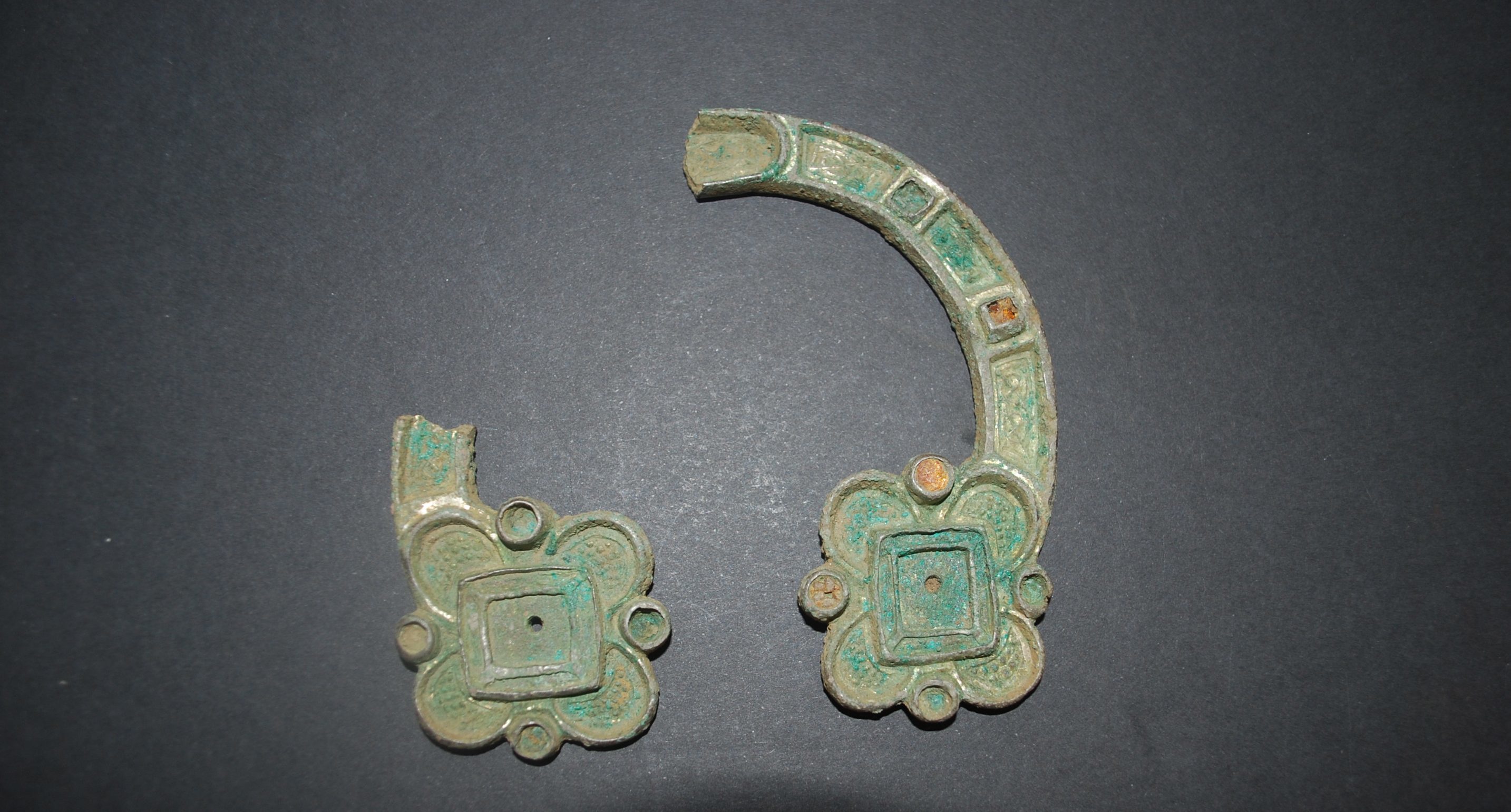 The brooch unearthed at Boarhills