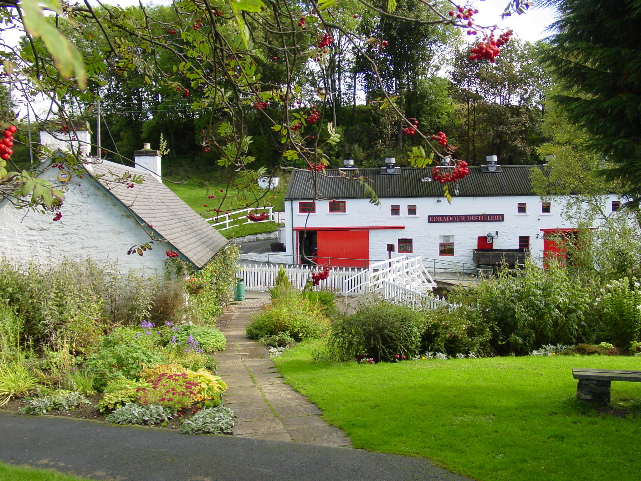 Edradour Distillery is an attraction for visitors in Perthshire.