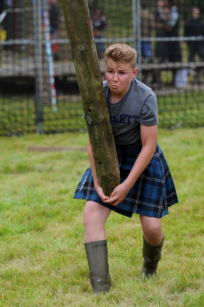 Christian Ramsay competing in the junior heavies 