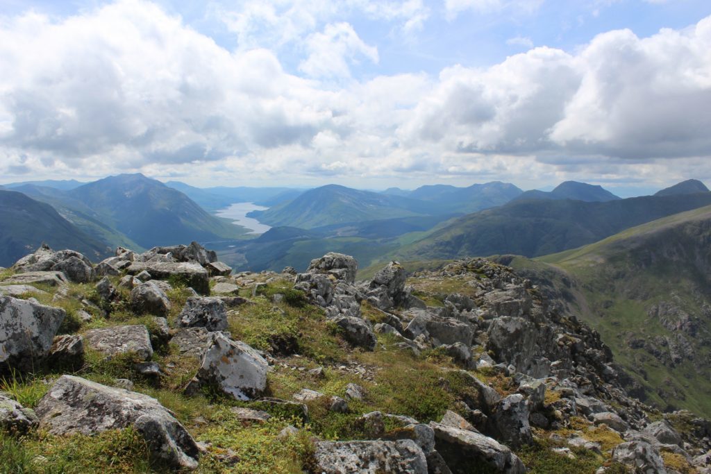 Looking down Loch Etive from Stob Dubh.