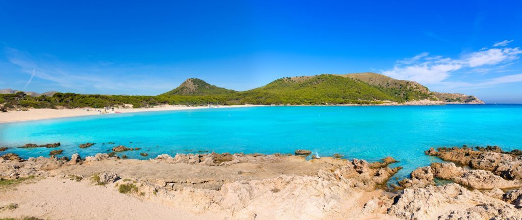 Beach in Capdepera.