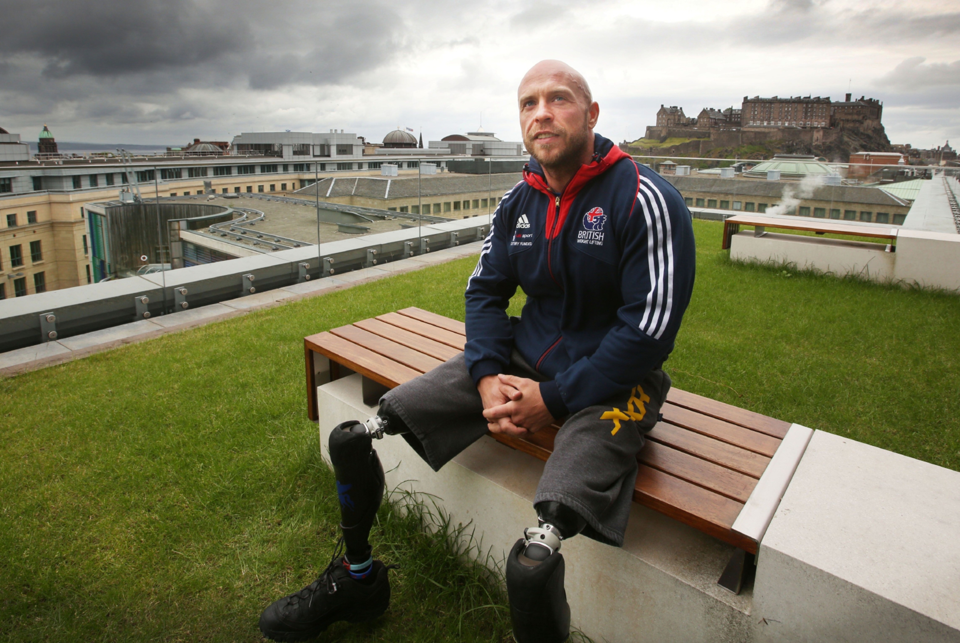 Team GB Paralympian powerlifter Micky Yule who has been announced as the latest ambassador for the 2016 Alliance Trust Cateran Yomp.