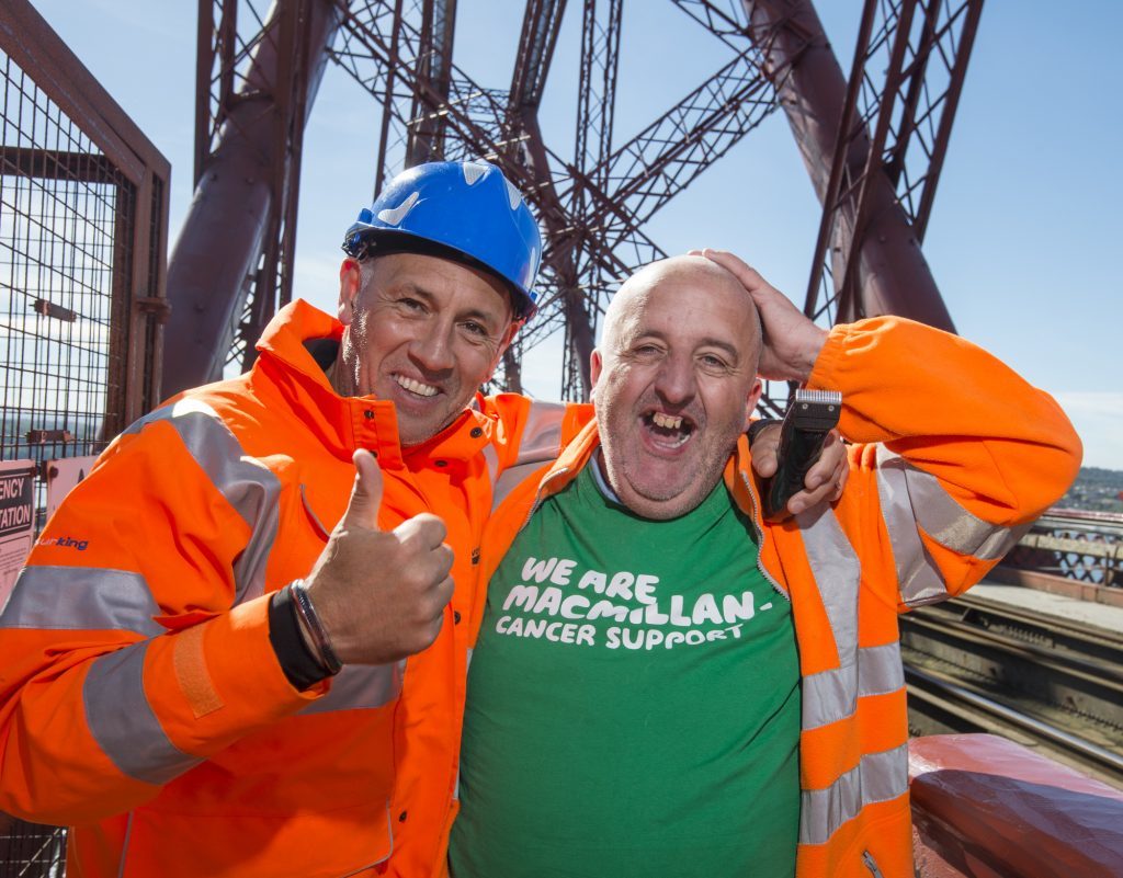 Macmillan Cancer Support’s Brave the Shave - Forth Rail Bridge