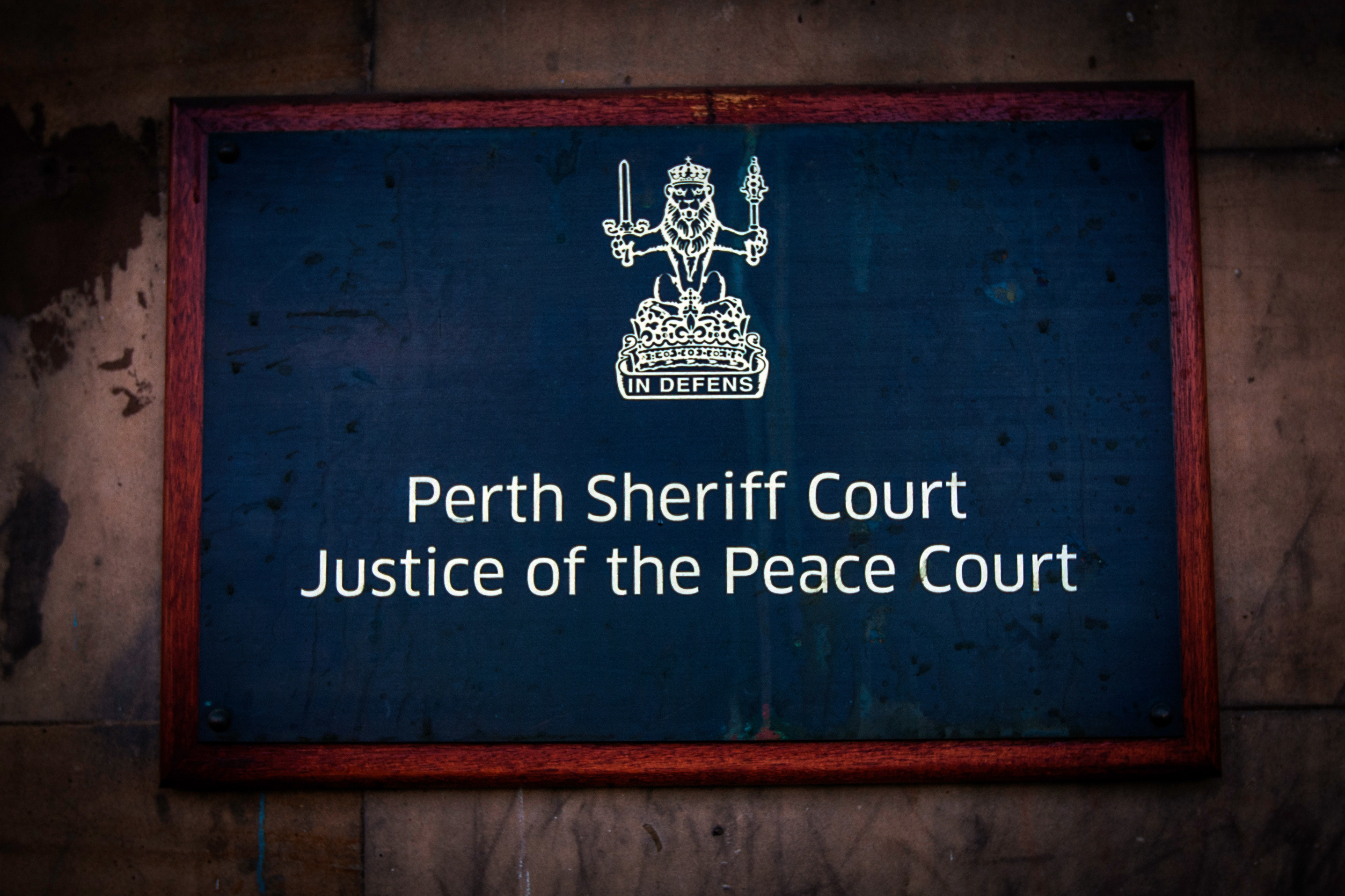 Perth Sheriff Court.