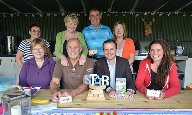 Stephen Gethins MP with the team at STAR