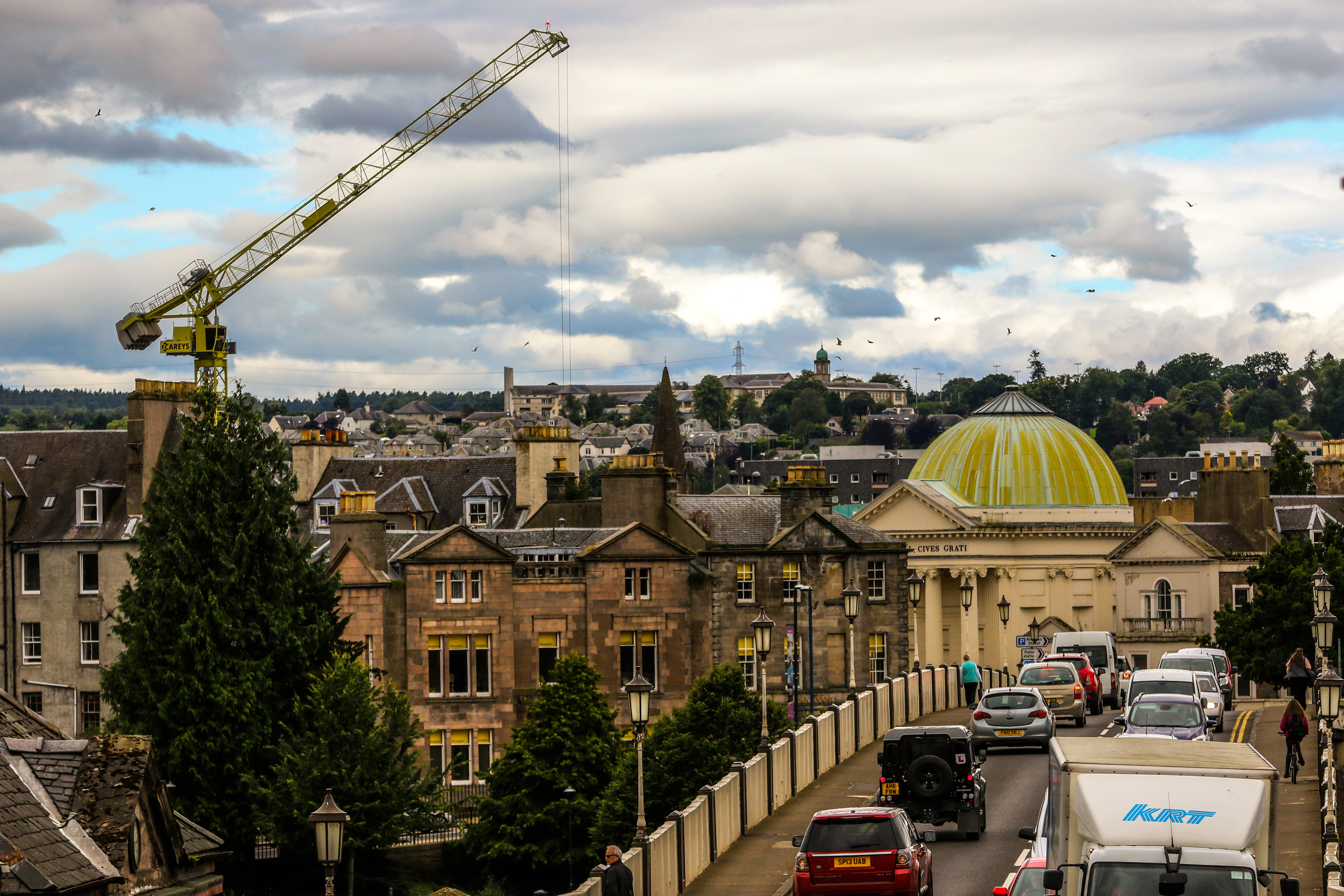 The view from East Bridge Street.