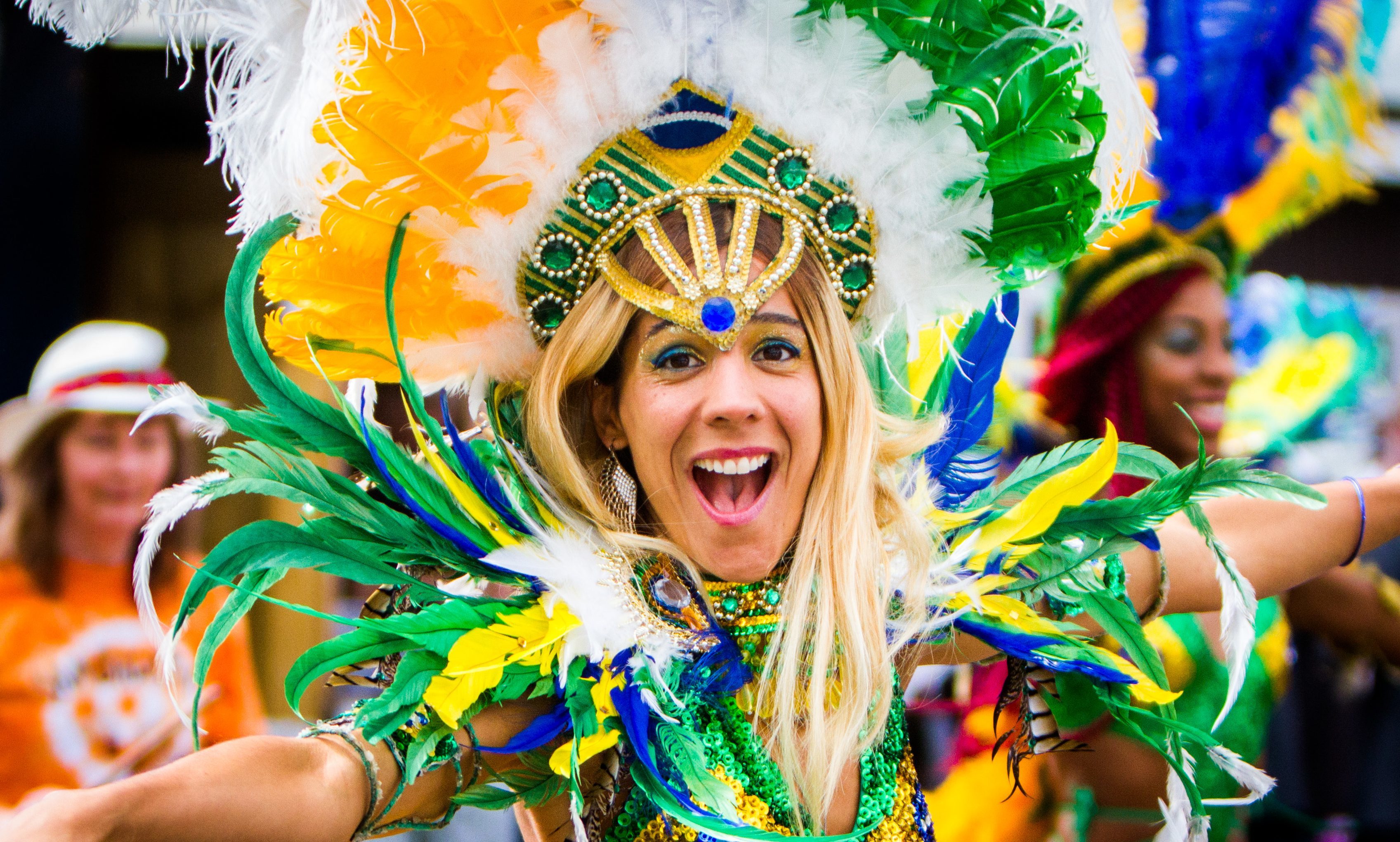 Samba dancers at Perth Races