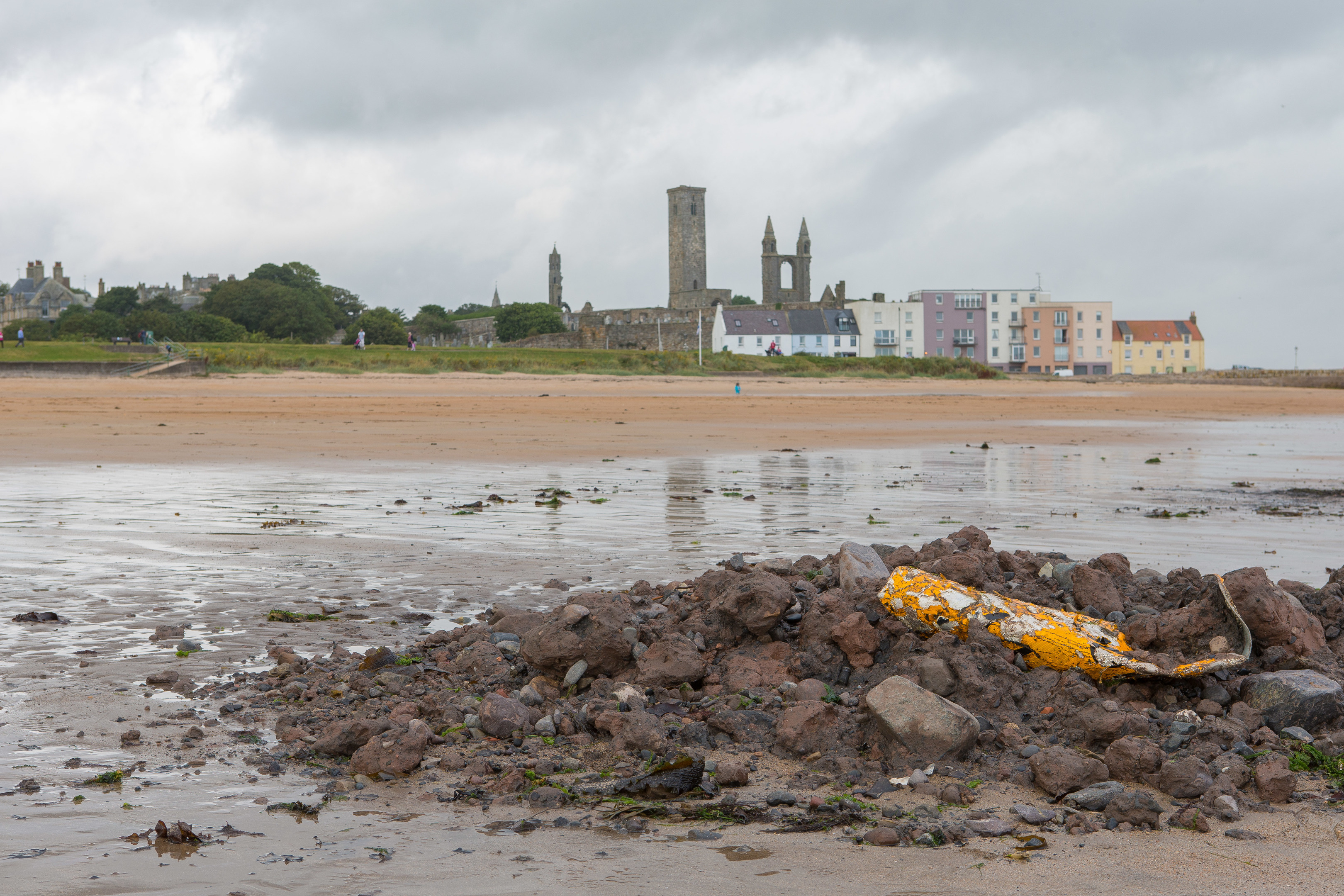 Waste was dumped on the East Sands.