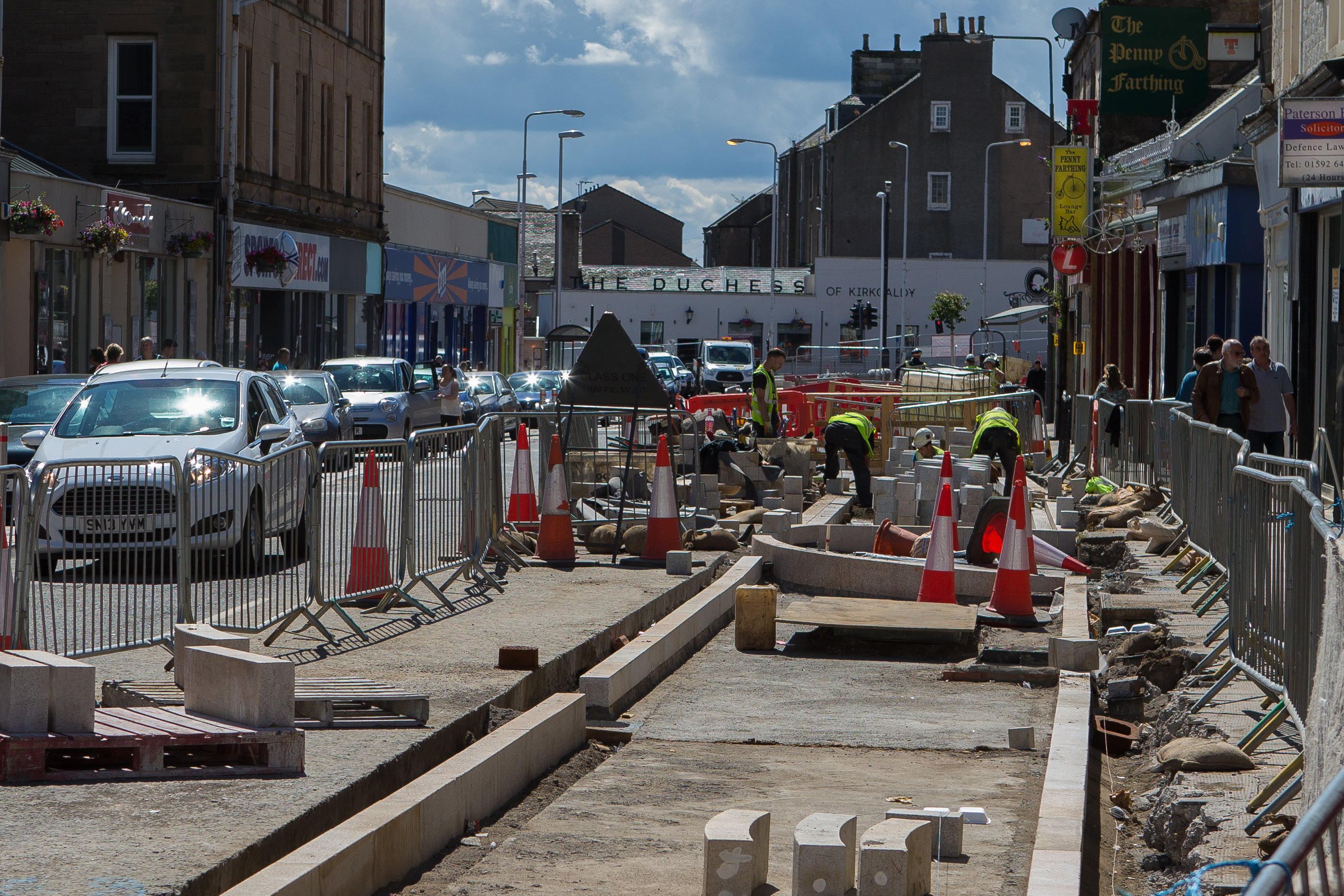 High Street improvement works started in January