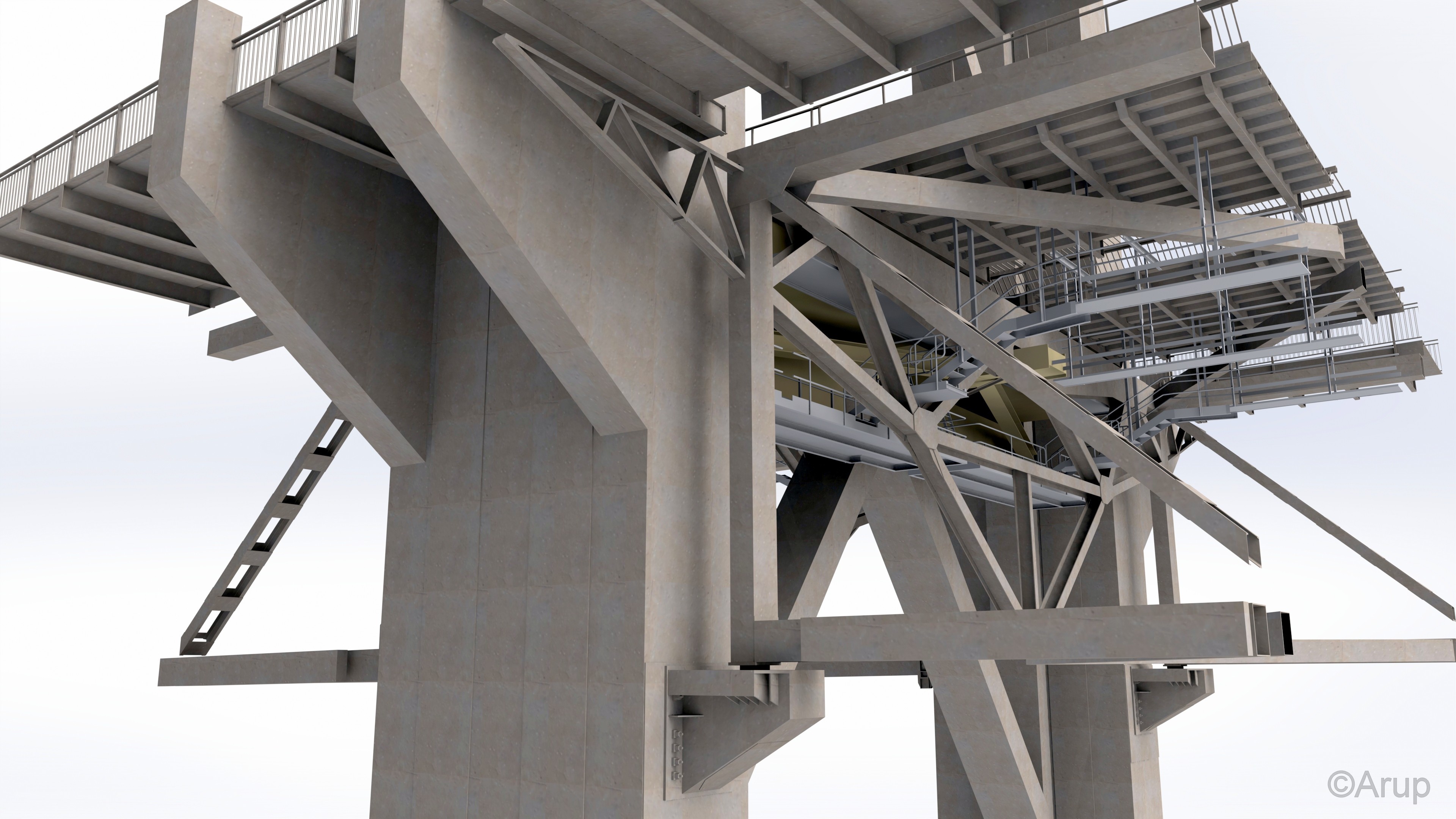 Schematic showing completed Forth Road Bridge truss end link replacement