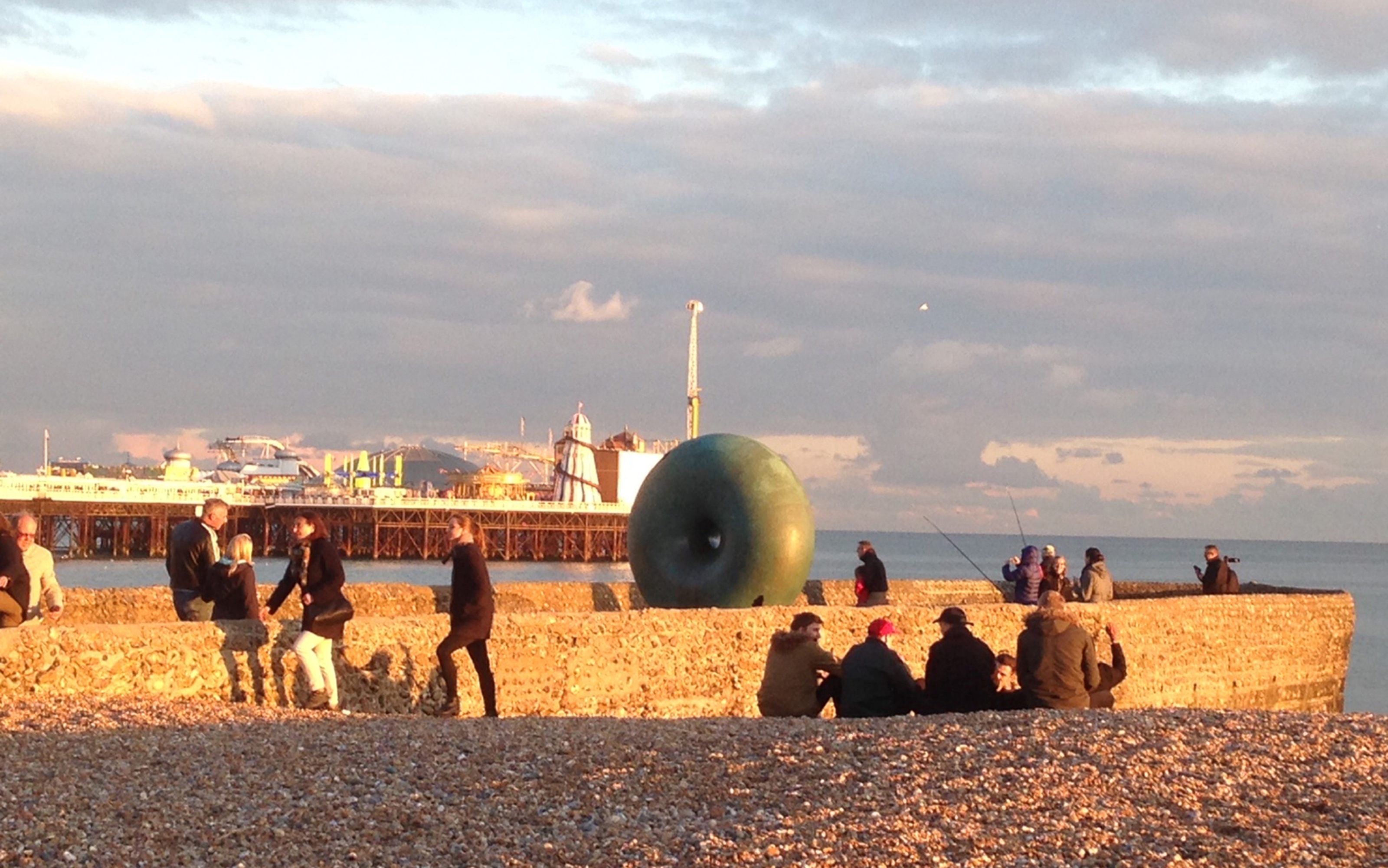 The East Pier and the donut, Brighton.