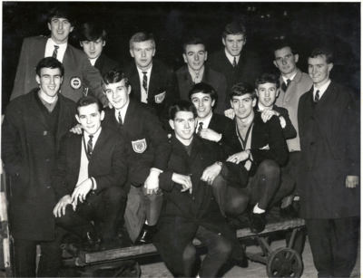 Jimmy Jack, back left, with the Arbroath squad in 1967.