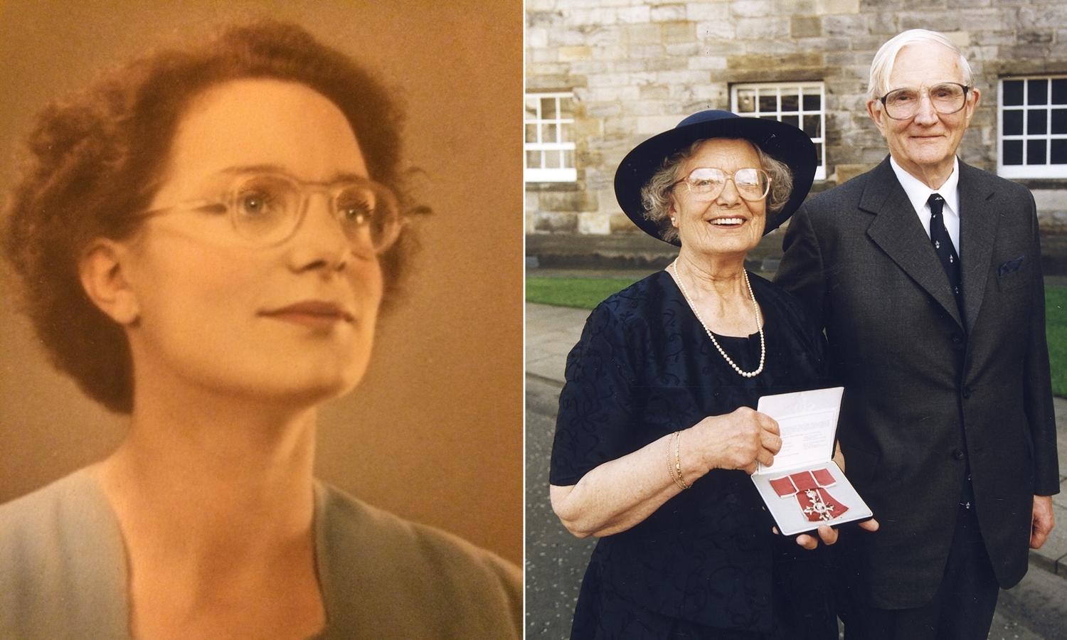 Jean married Derek
Thomson in 1946 and
received an MBE in
1999.