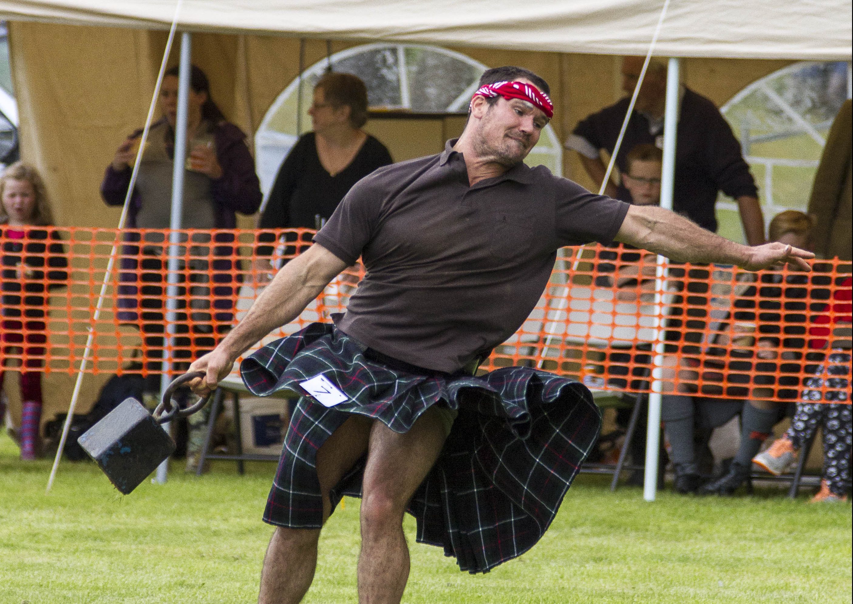 The heavy events were a crowd pleaser at the games.