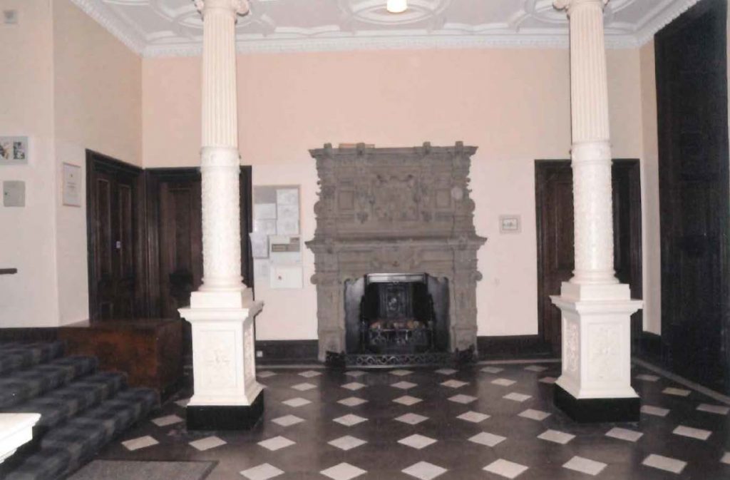 Entrance hall to former St Ninians School