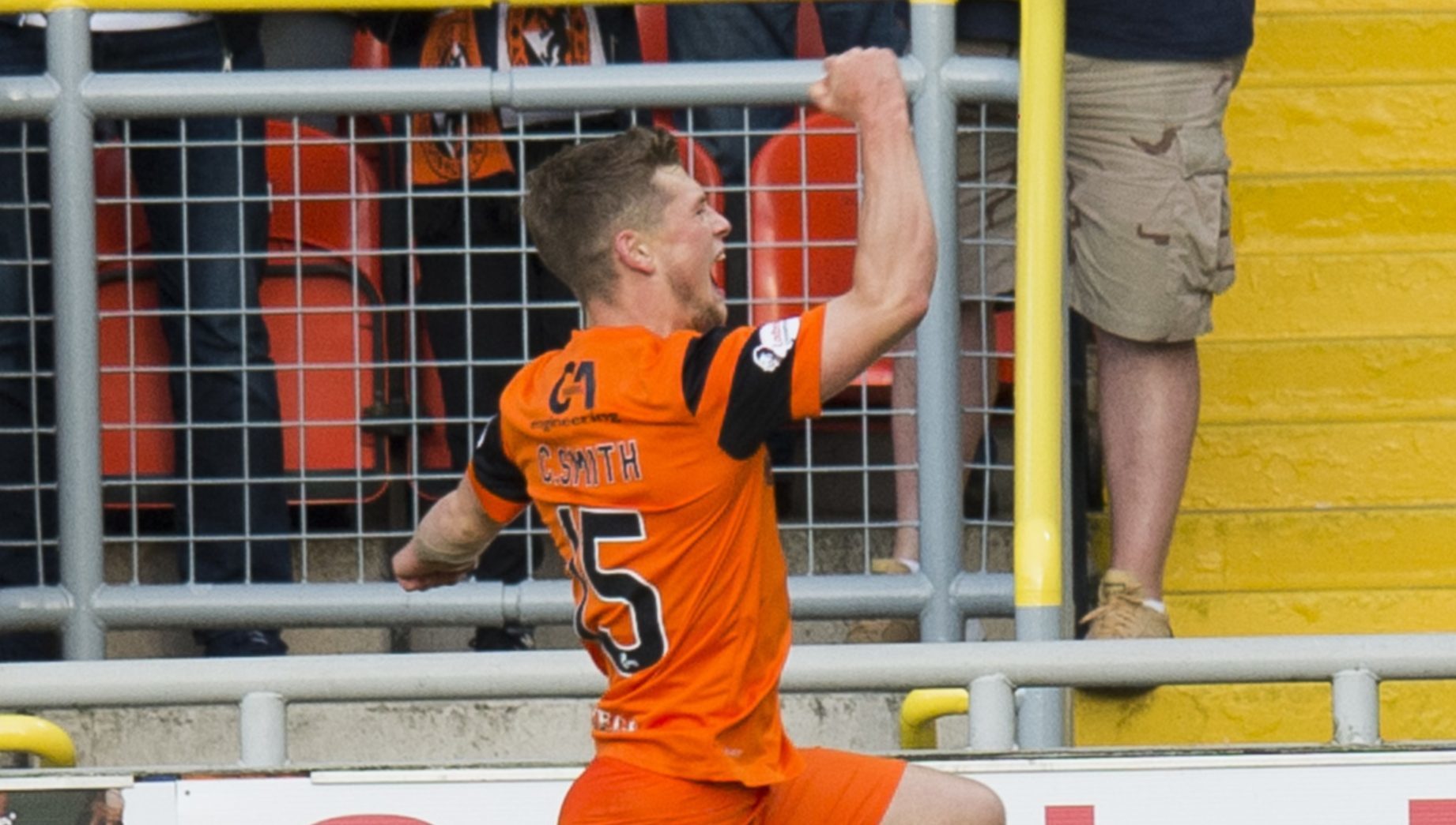 Cammy Smith celebrates.