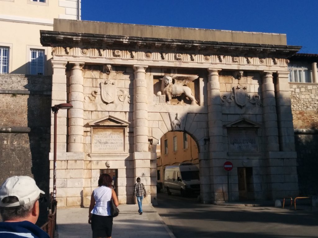 Entrance to the ancient Adriatic port city of Zadar