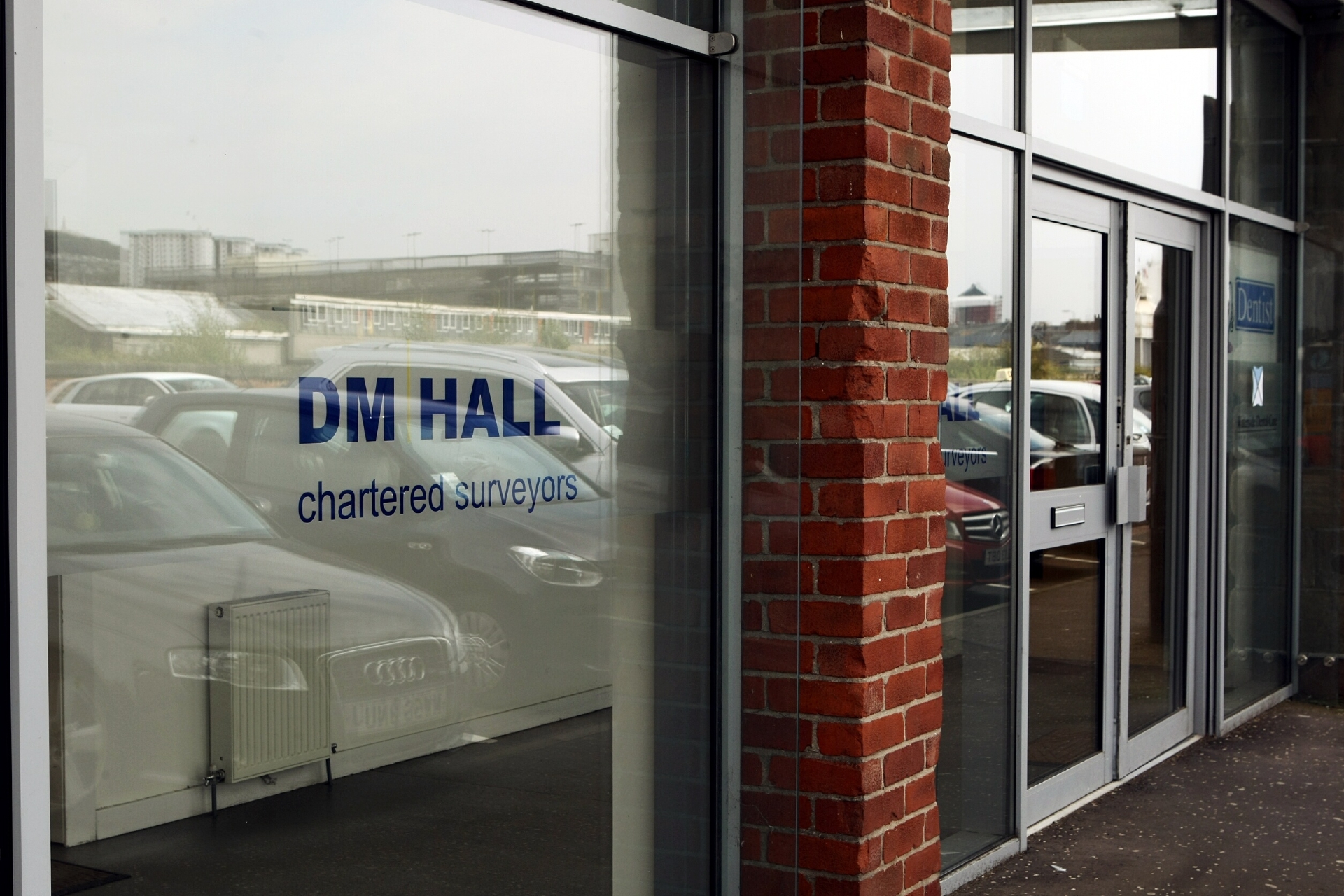 COURIER, DOUGIE NICOLSON, 03/09/14, NEWS.
FOR GRAHAM HUBAND, BUSINESS SECTION.
Pic shows the DM Hall premises at City Quay in Dundee today, Wednesday 3rd September 2014.