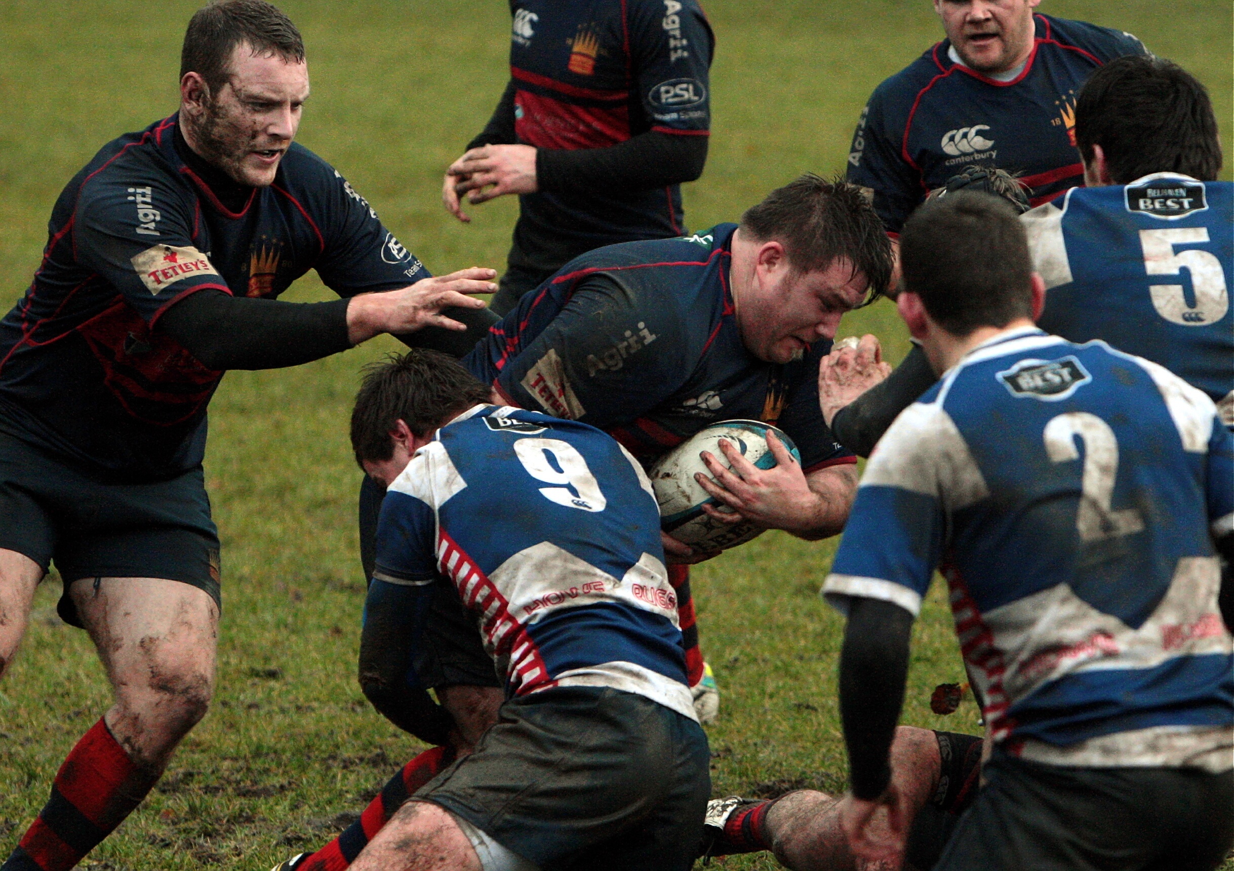 Powerful prop Neil Dymock was forced to fill in at hooker as injuries blighted Dundee High against Falkirk.