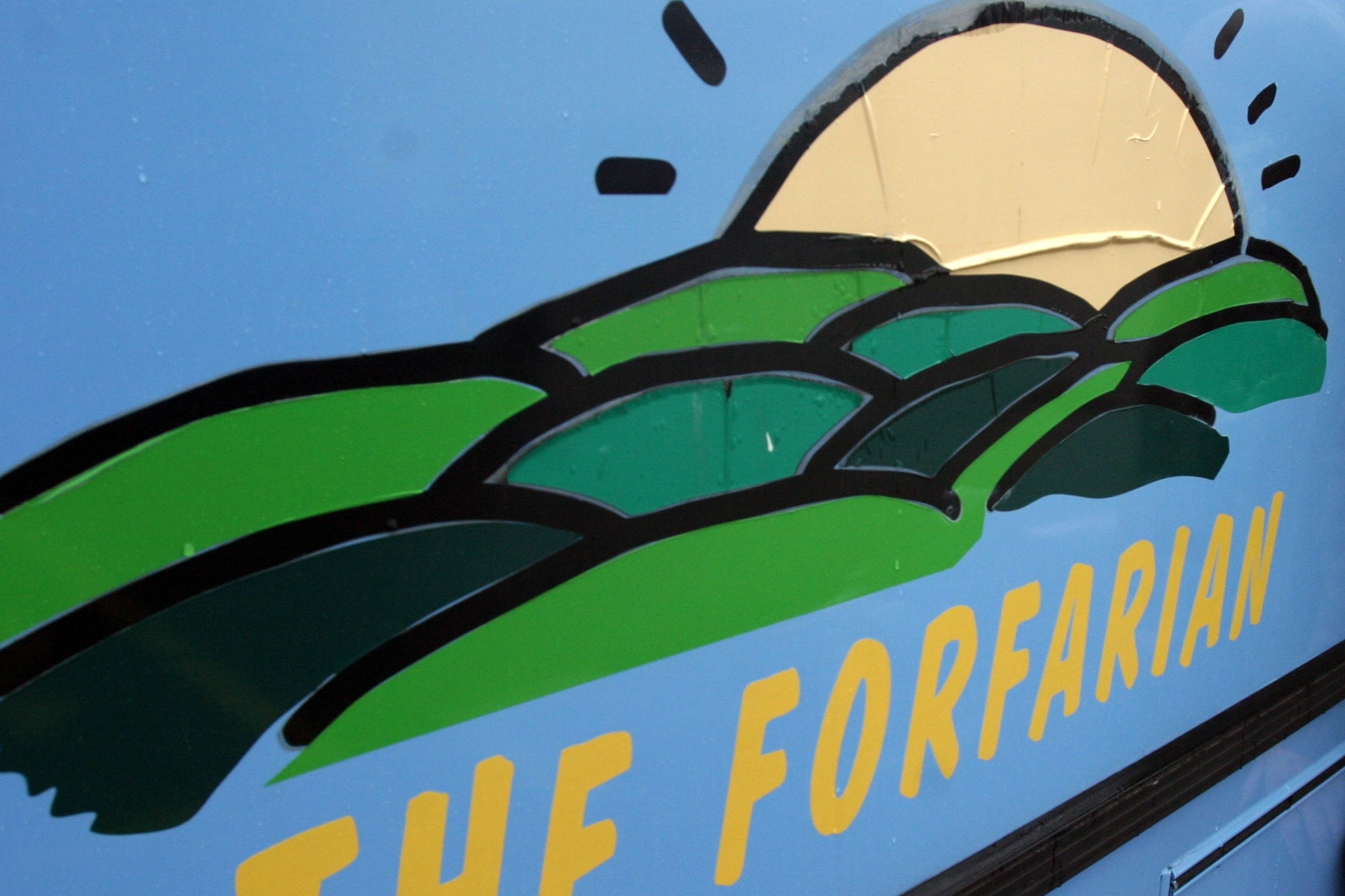 One of the Forfarian's many logos over its 35-plus years of service to the community.