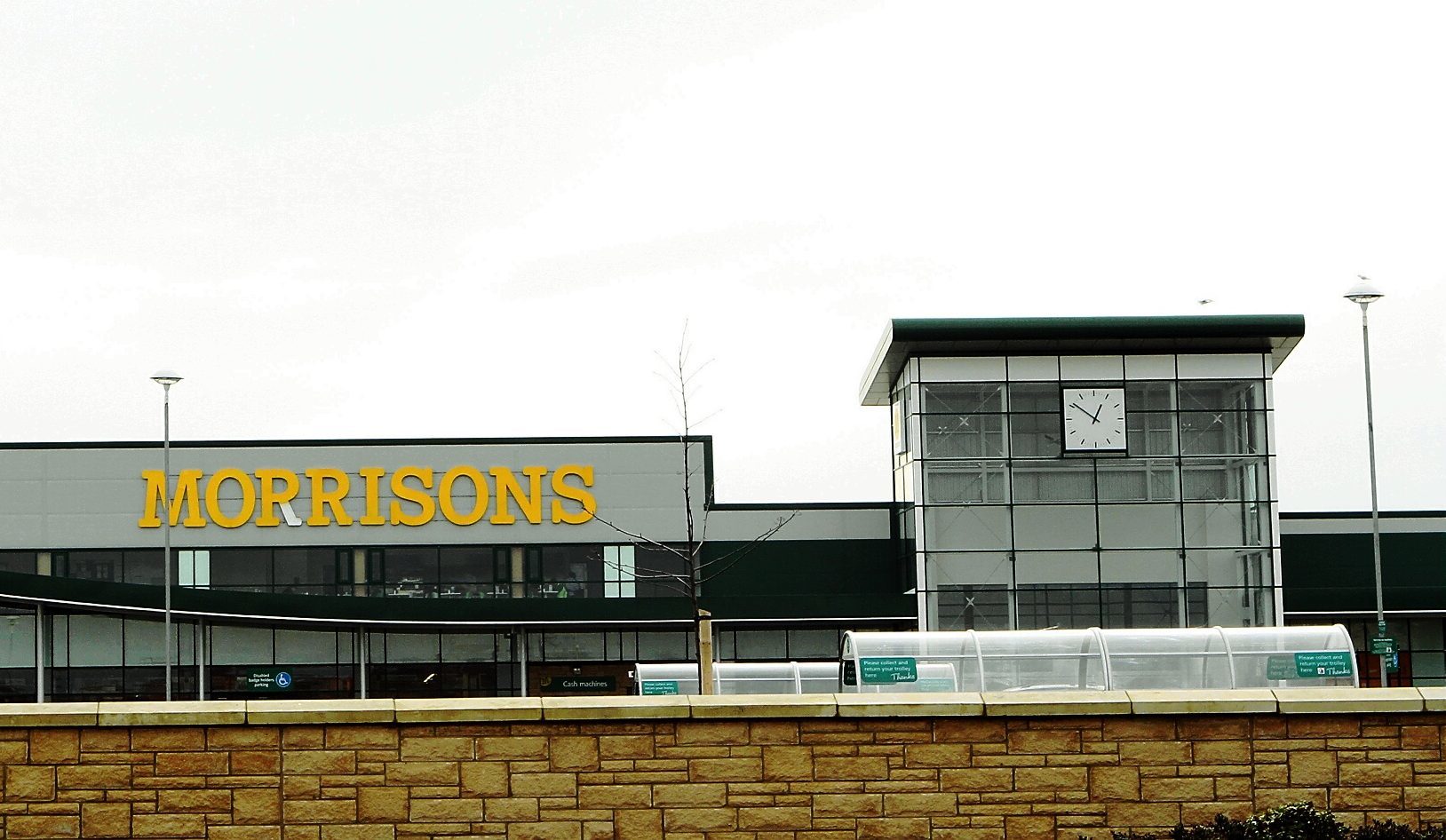 The drink driver was spotted at Morrisons in Kirkcaldy.