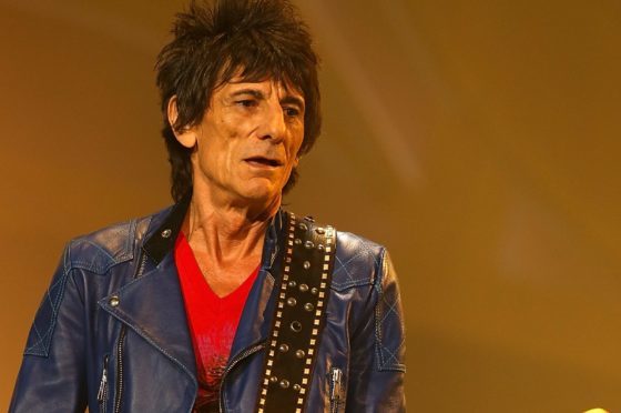 Ronnie Wood of The Rolling Stones.