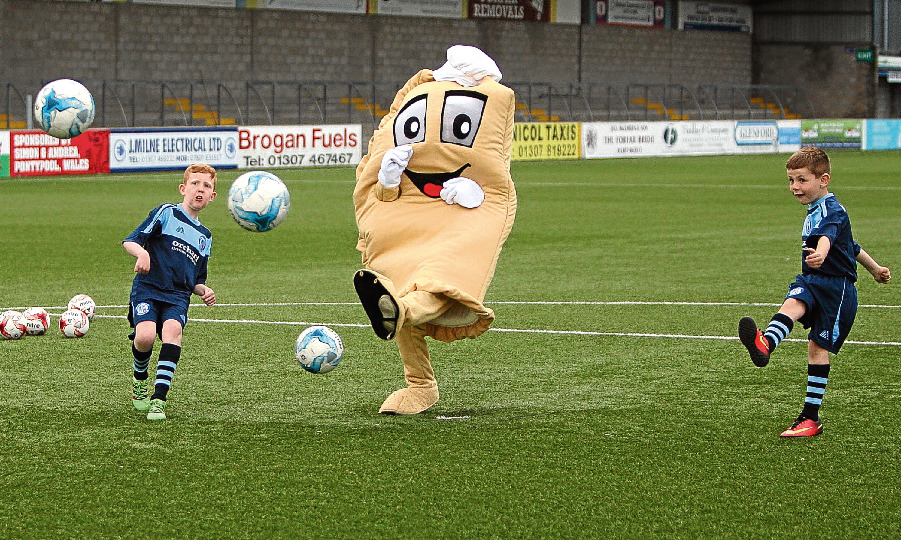 Baxter the Bridie, who seems to have brought a streak of success to Forfar Athletic.