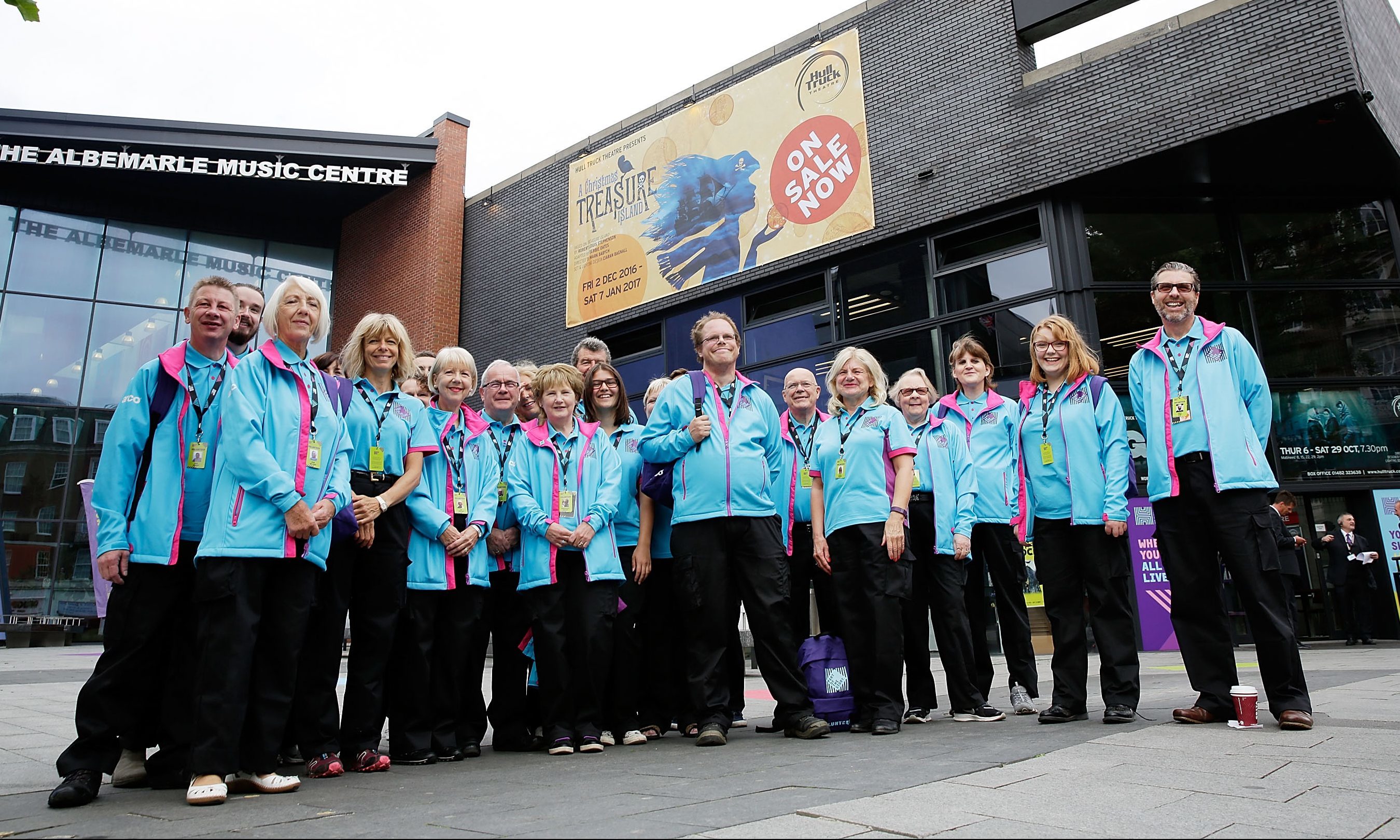 Some of the volunteers supporting Hull UK City of Culture 2017.