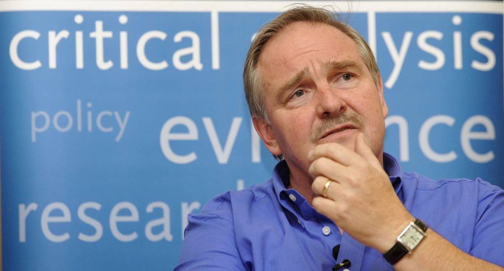 Professor David Nutt speaks at Kings College London, in 2009 amid the fall-out from his sacking as the Government's chief drugs adviser after his controversial remarks about cannabis, ecstasy and LSD.