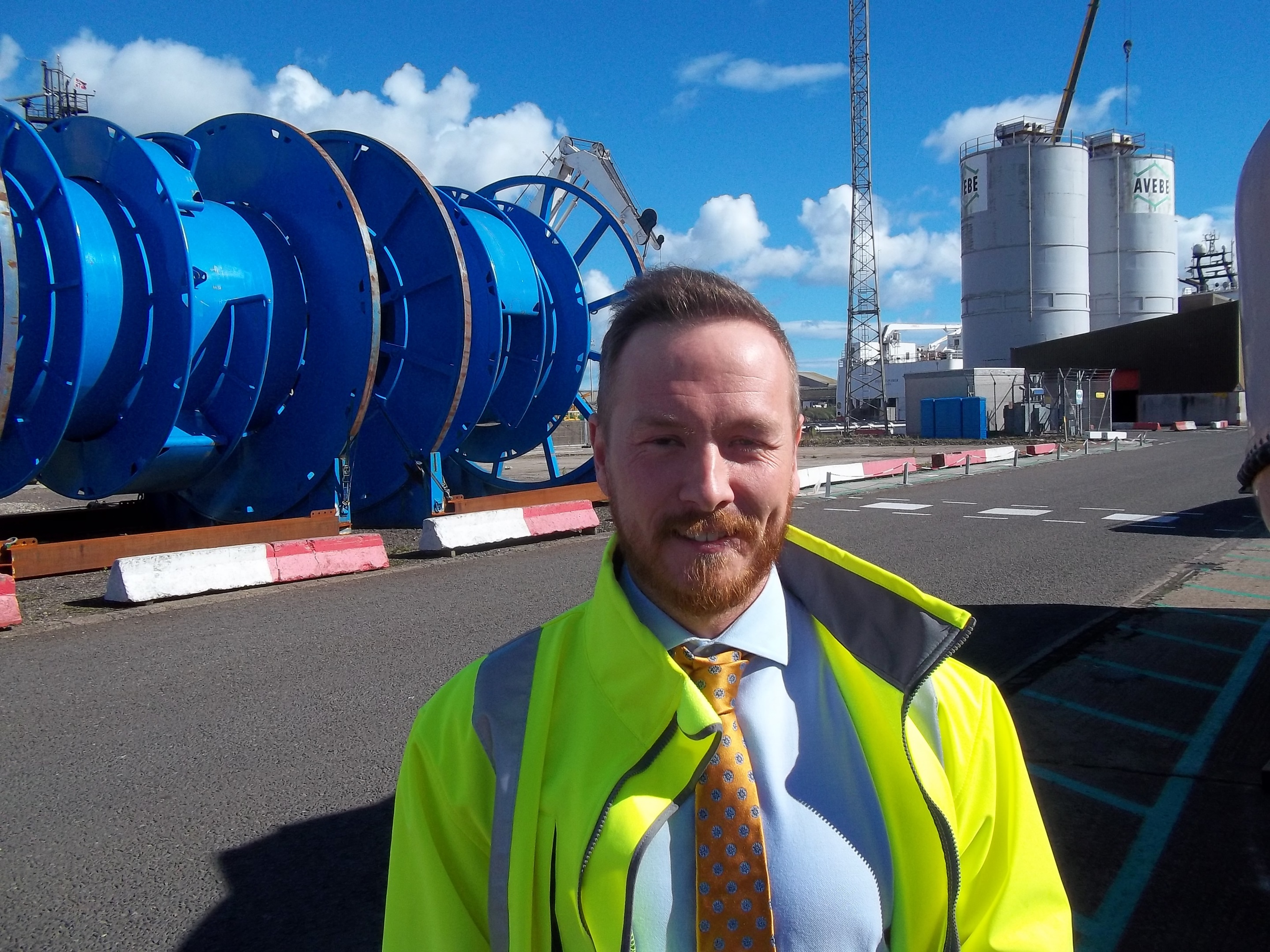 Andy Ross, Montrose Port Authority's first business development  manager.