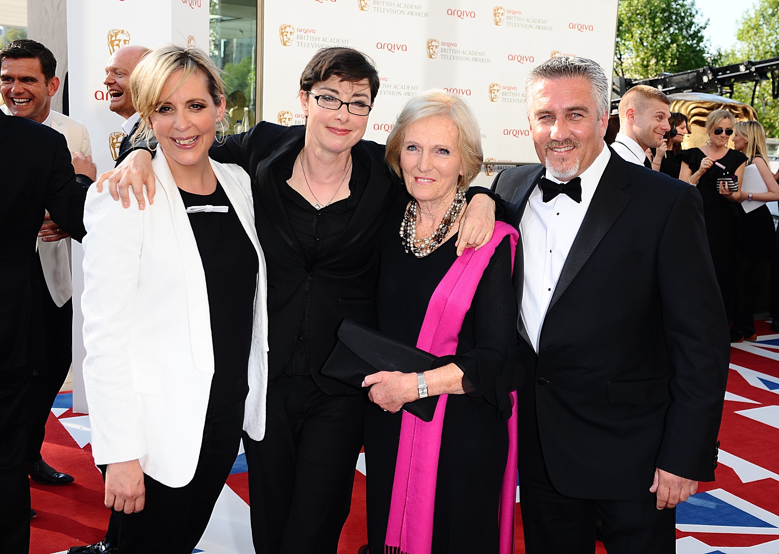 Judges and presenters Mel Giedroyc, Sue Perkins, Mary Berry and Paul Hollywood.