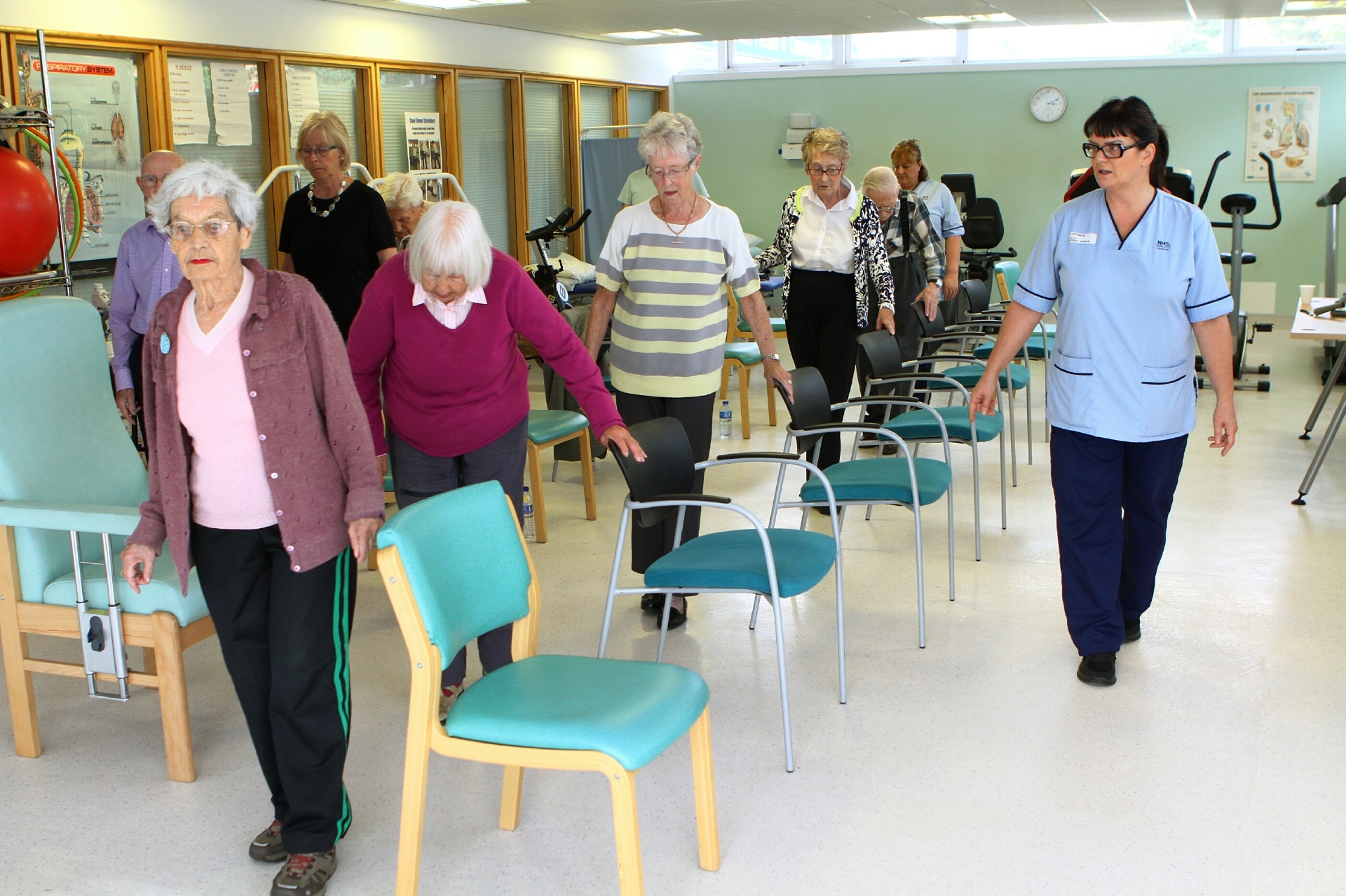 The Falls Prevention Group at Kings Cross Health & Community Care Centre in Dundee.