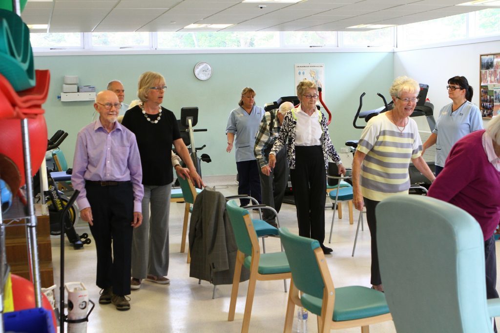 The Falls Prevention Group at Kings Cross Health & Community Care Centre in Dundee.