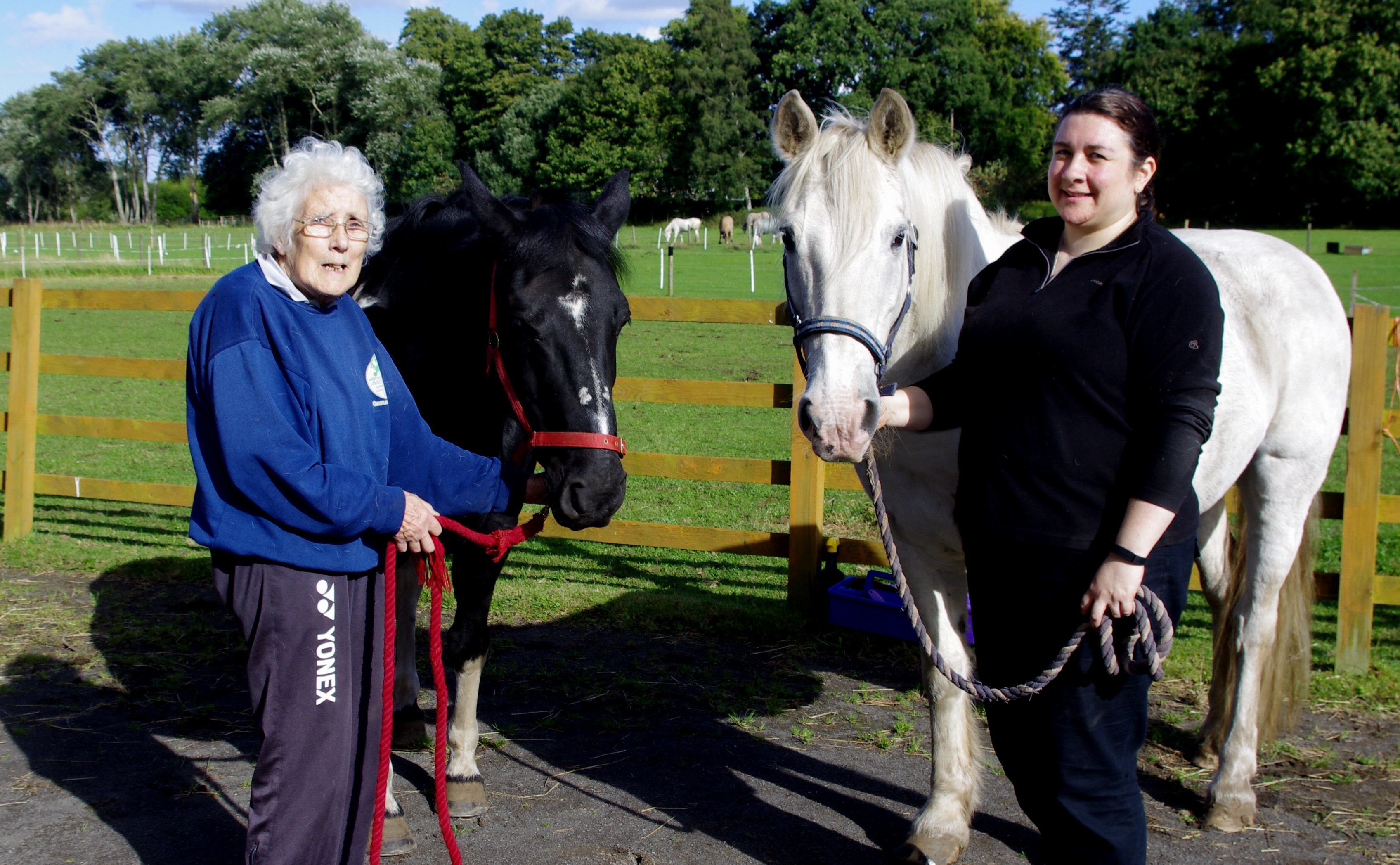 The efforts of Ellen Howat and daughter Pamela have helped Blairgowrie RDA secure new volunteers - and the charity's future.