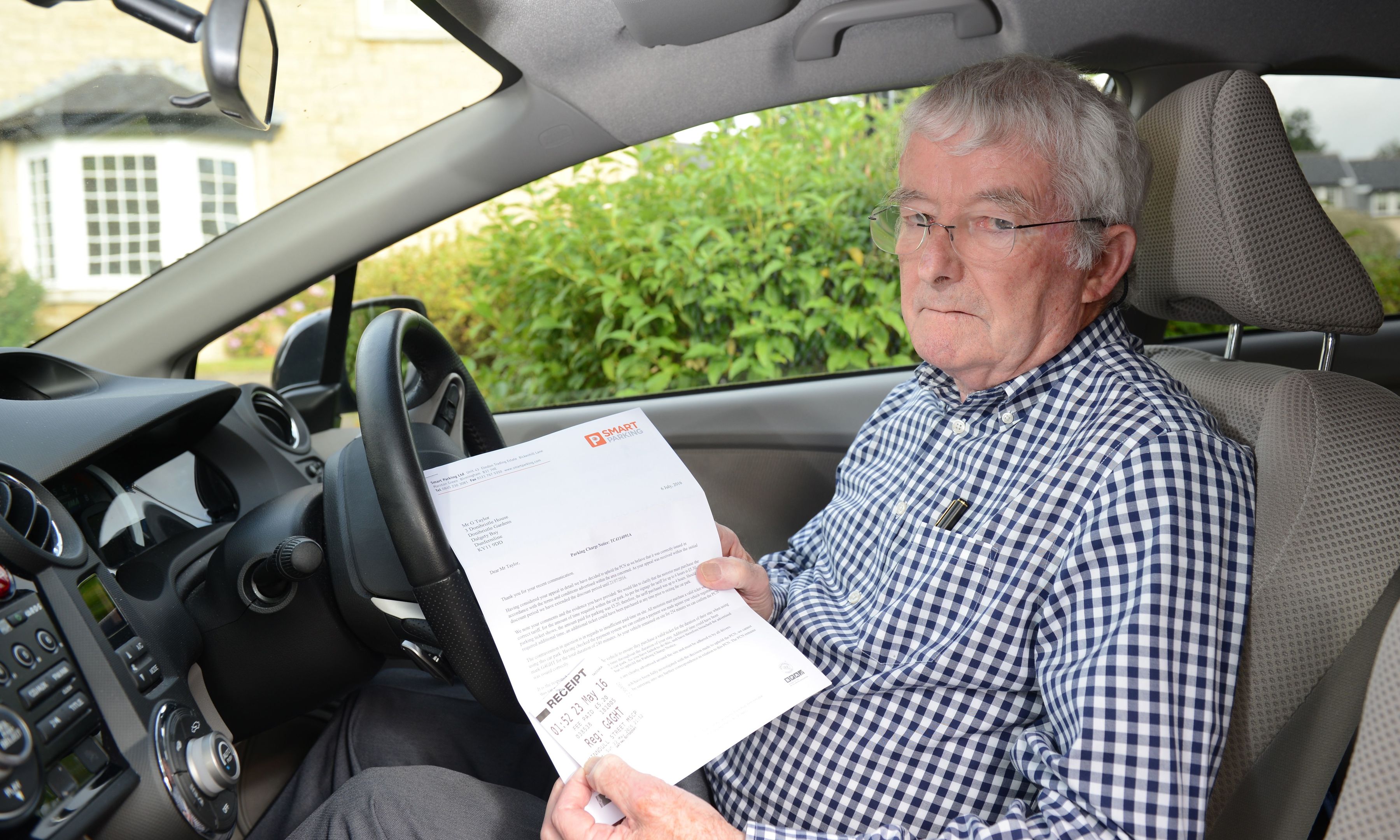 George Taylor from Fife has been charged £160 for underpaying by 10p
