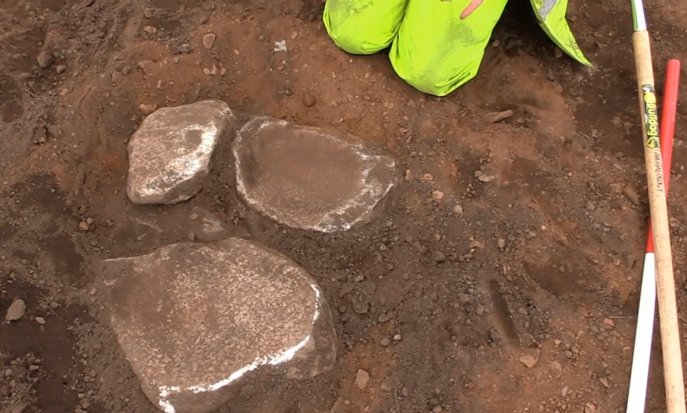 Iron Age relics at Carnoustie.