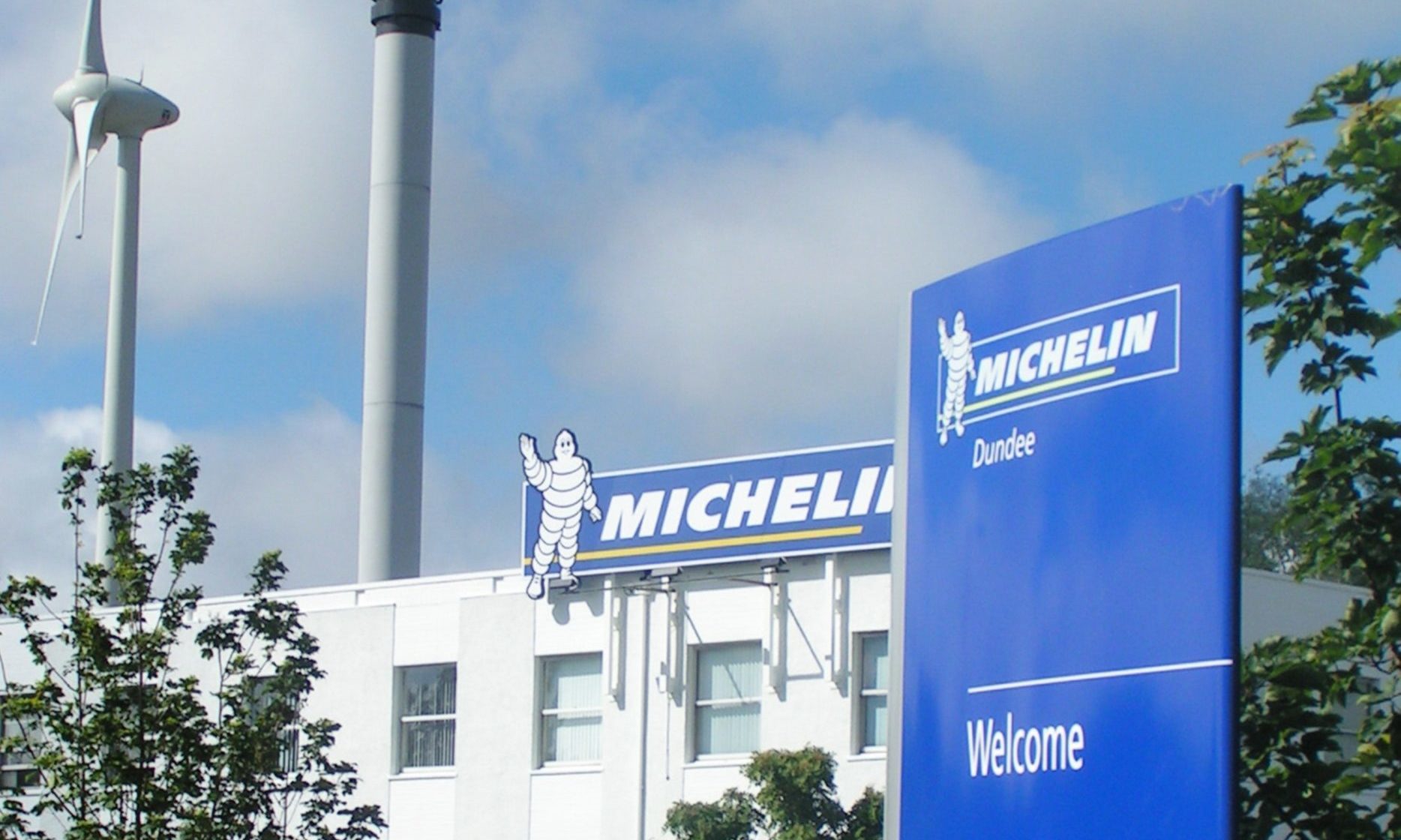 The Michelin site in Dundee.