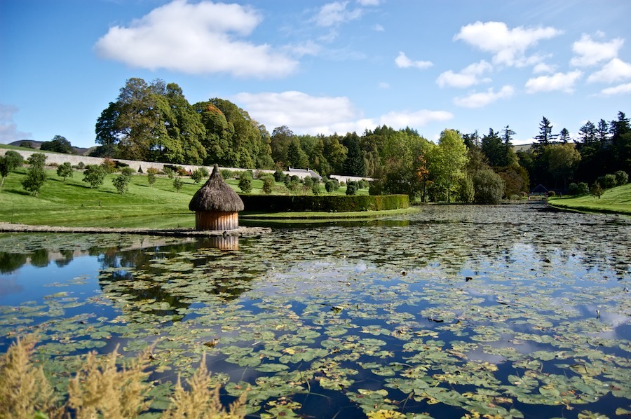 The Hercules Garden at Blair Castle.