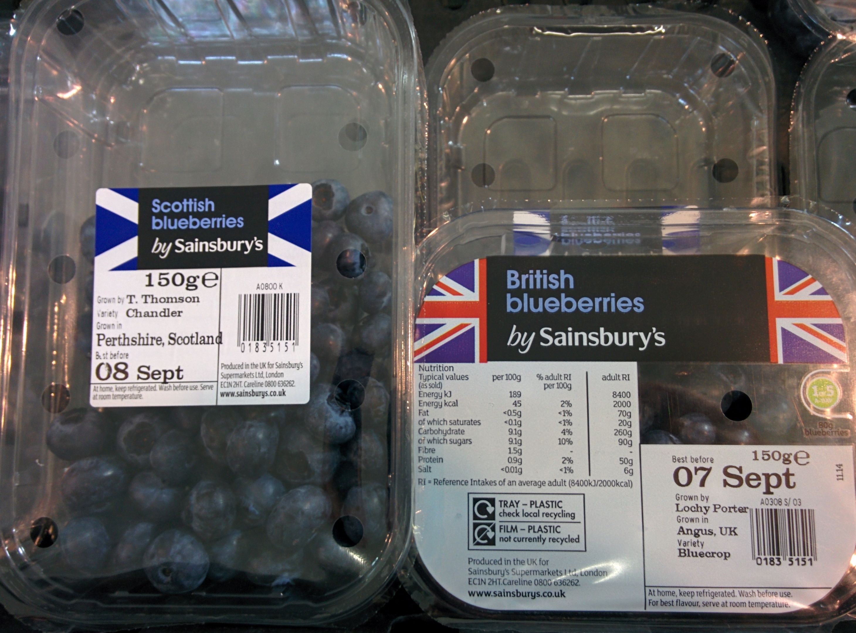 An issue with labelling at Sainsbury's was flagged up last week.