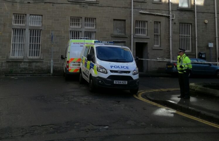 Police on Forester Street.