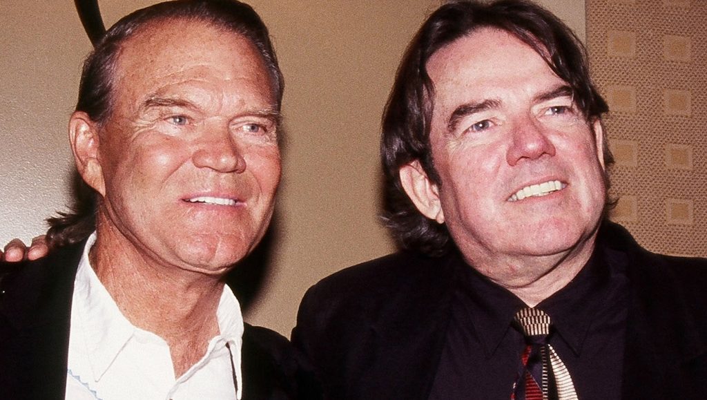 Glen Campbell and Jimmy Webb, pictured in New York in 2005