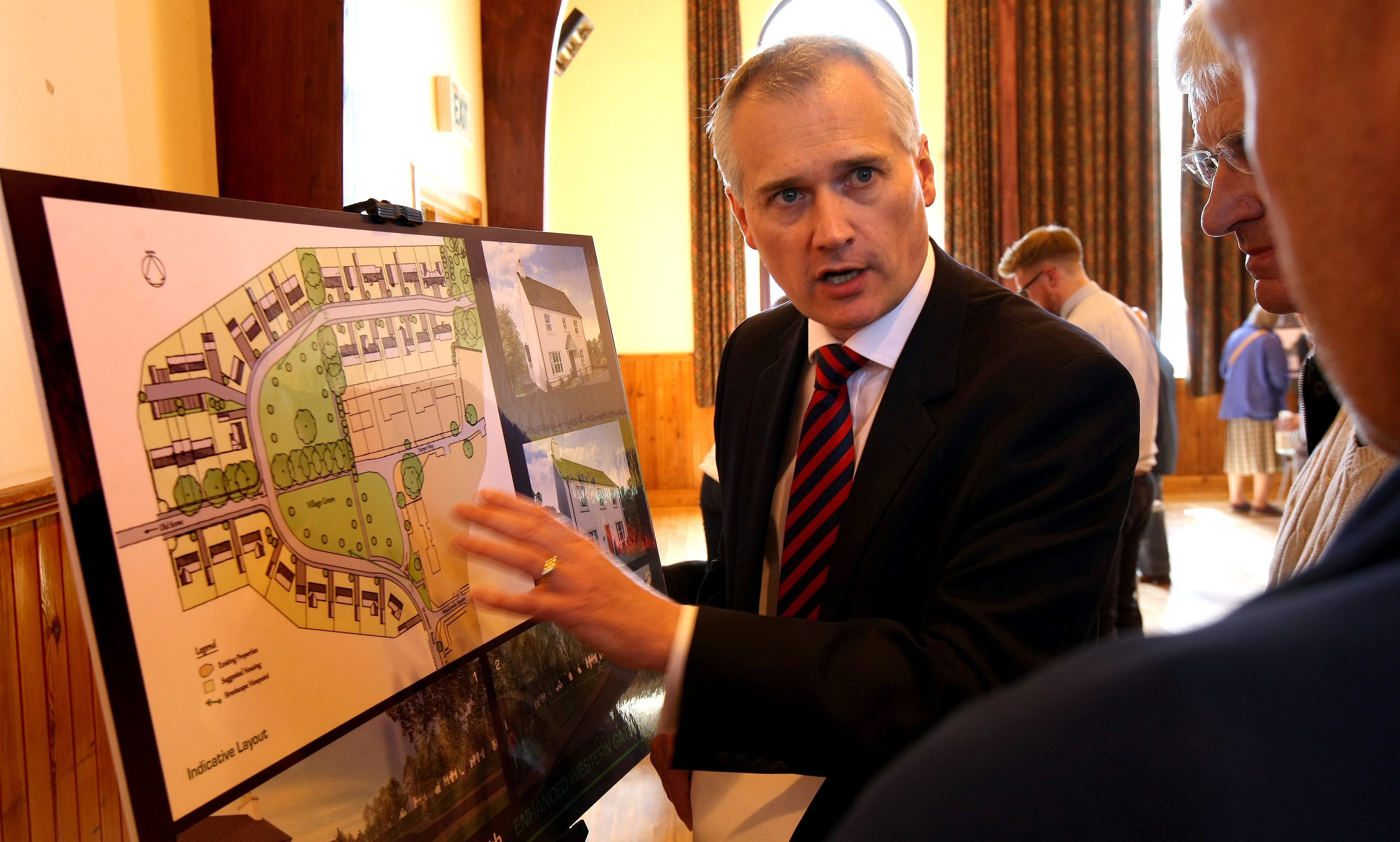 John Stephen, managing director at A&;J Stephen at a consultation event in Scone.