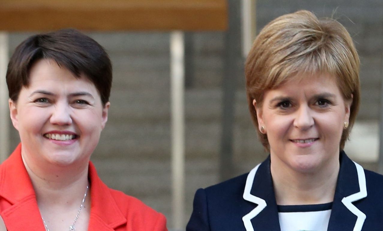 Ruth Davidson will say the First Minister does not speak for Scotland