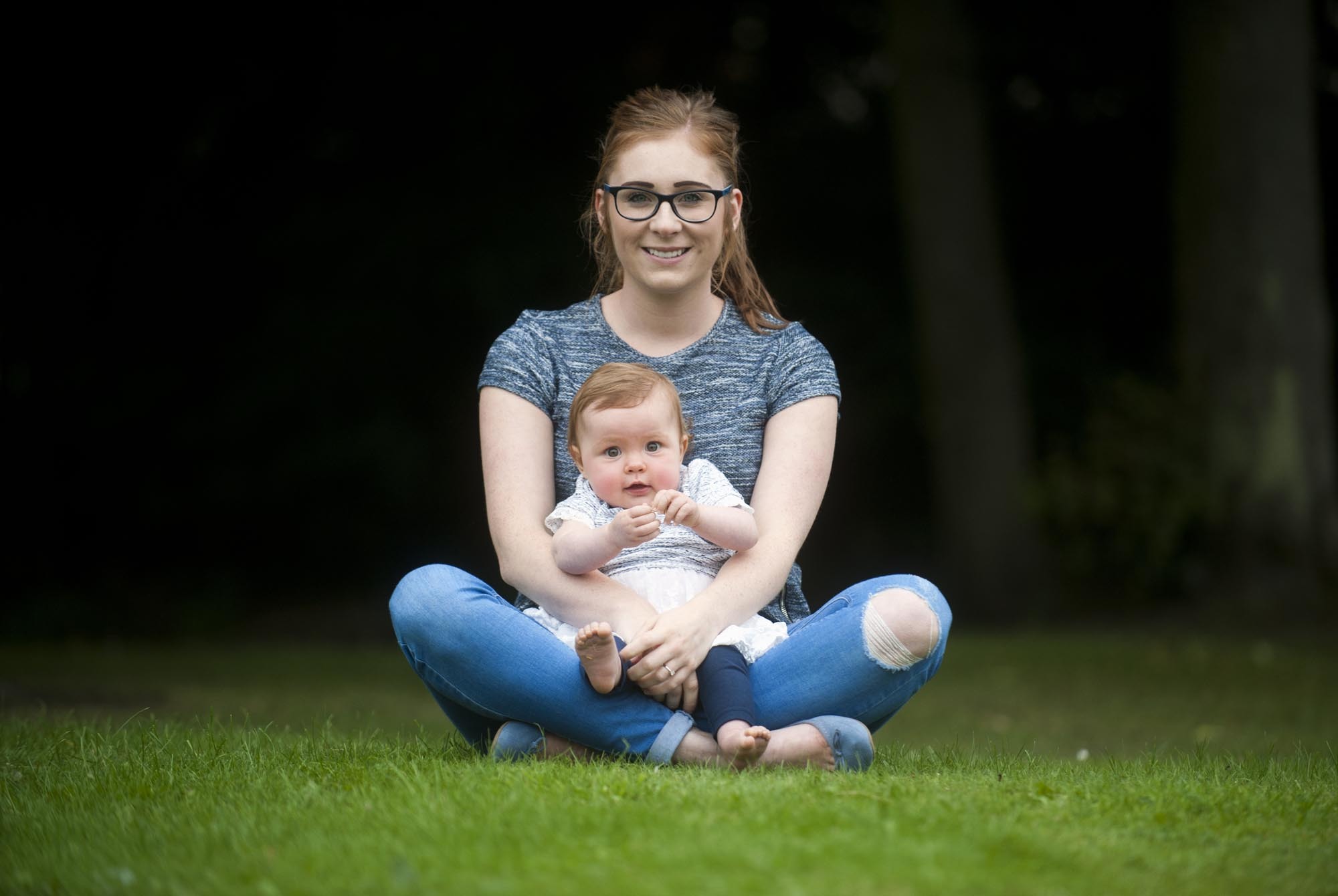 Amy with mum Claire Martin.