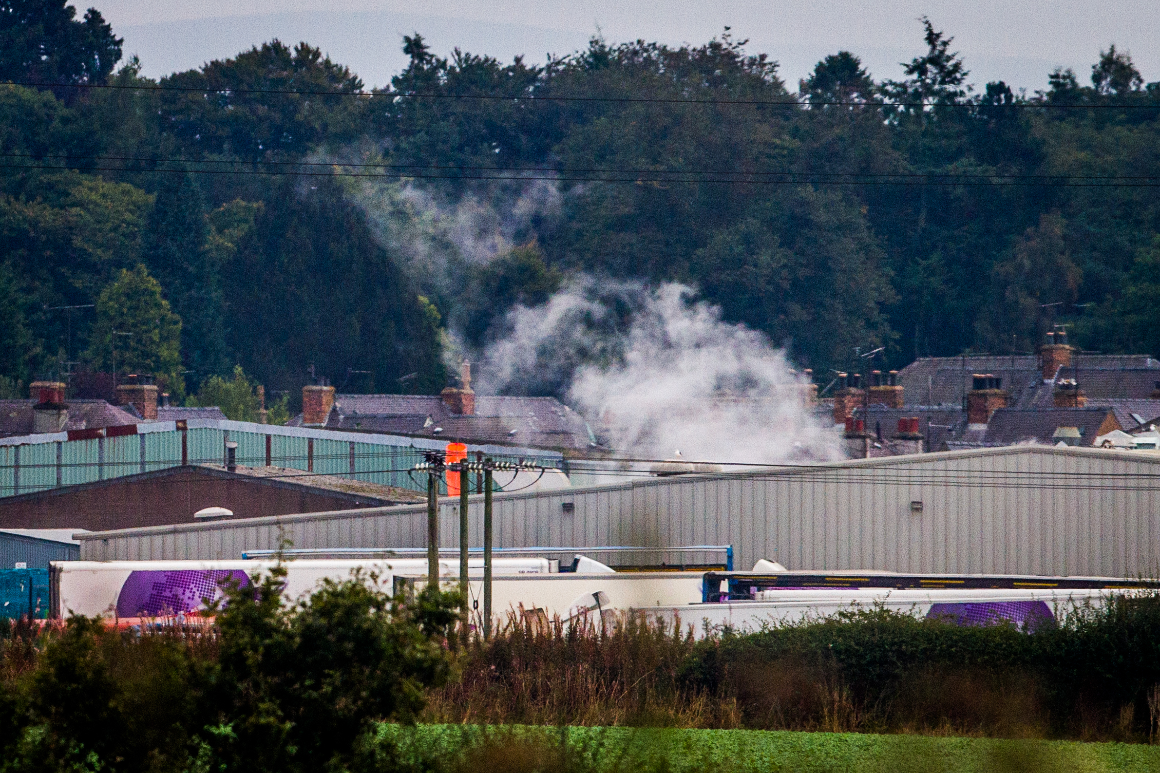 Coupar Angus chicken factory. Picture shows a distant view of the factory.