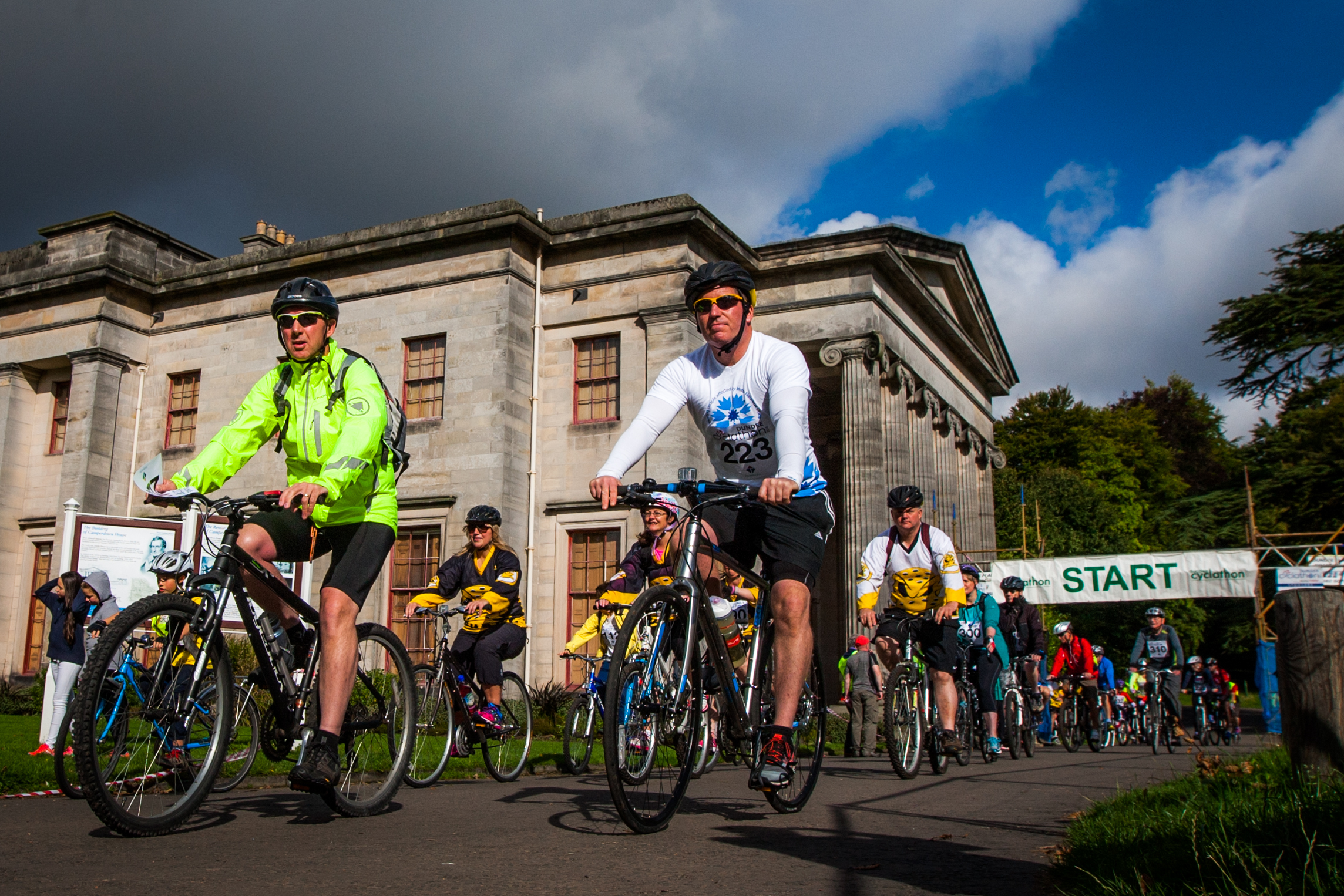 Competitors taking part in last year's Cyclathon.