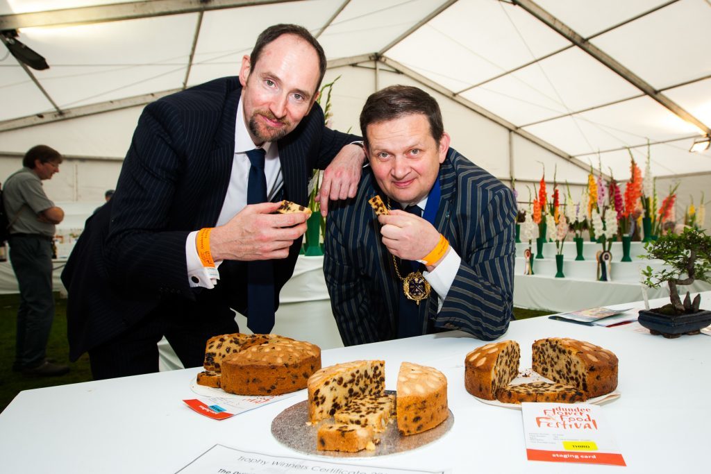 Dundee Cake judges Martin Goodfellow and Peter Menzies.