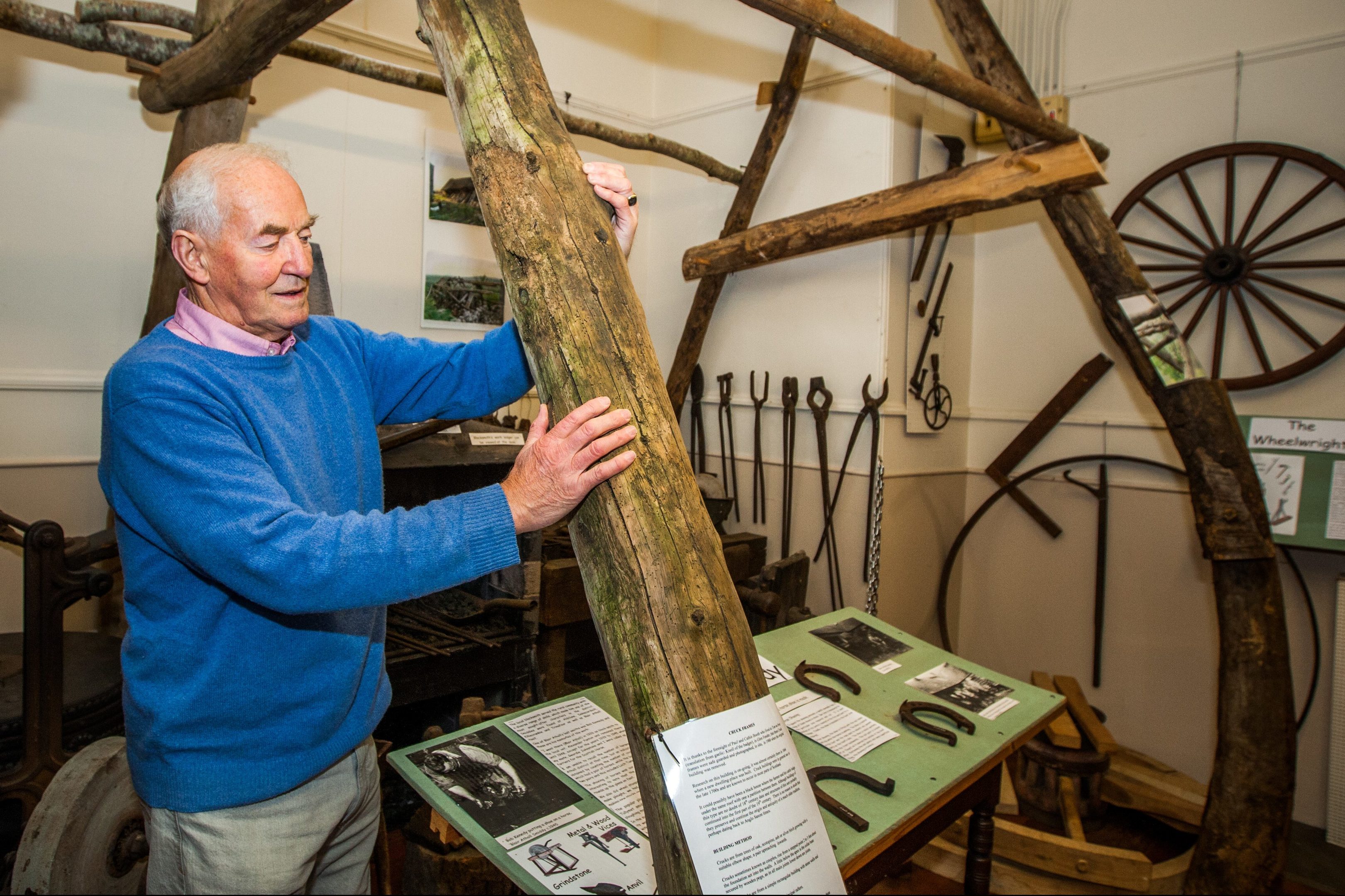 John Cameron, founder of the Atholl Country Life Museum.